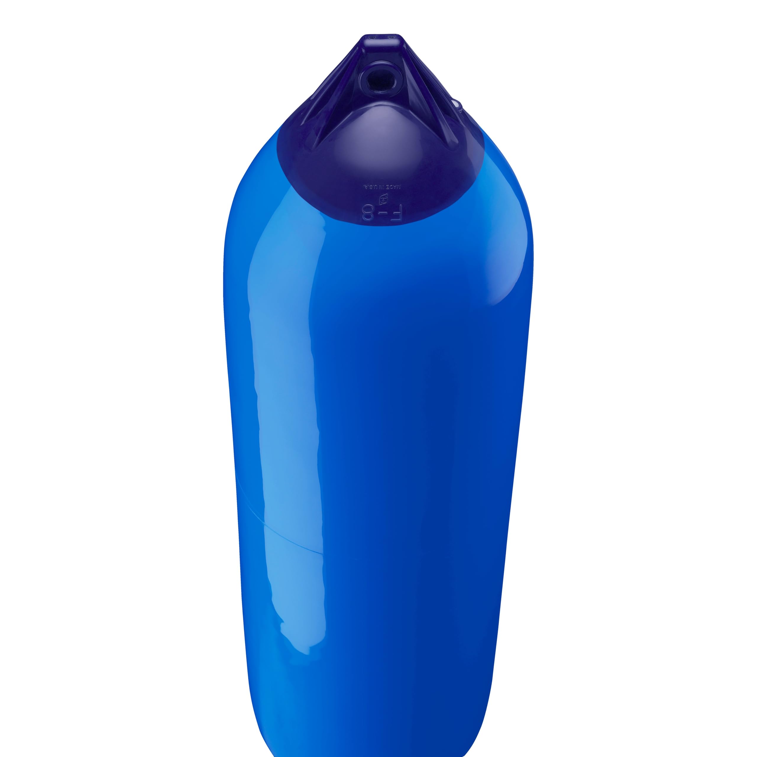 F-8 Standard Blue Ropehold Polyform F-Series Boat Fender - Blue