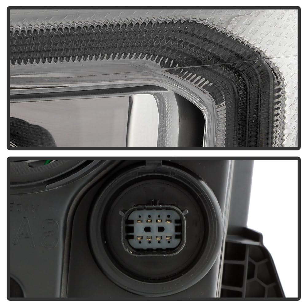 GMC Yukon & Yukon XL 2015-2020 Spyder (POE) HID Only (Do Not Fit Halogen Models) w/LED DRL Projector Headlight - (Bulb & Ballast Not Included) OE Left