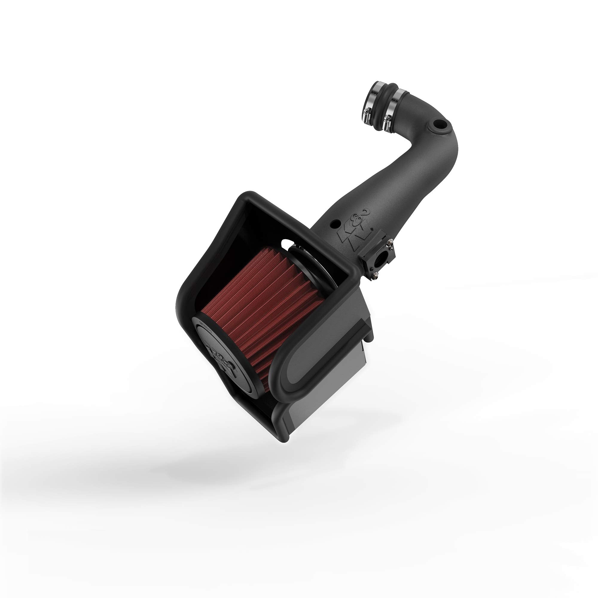 Cold Air Intake System K&N: High-Flow Air Filter, Increase Performance & Towing: Compatible with 2008-2010 FORD: F250, F350, F450, F550, 57-2576