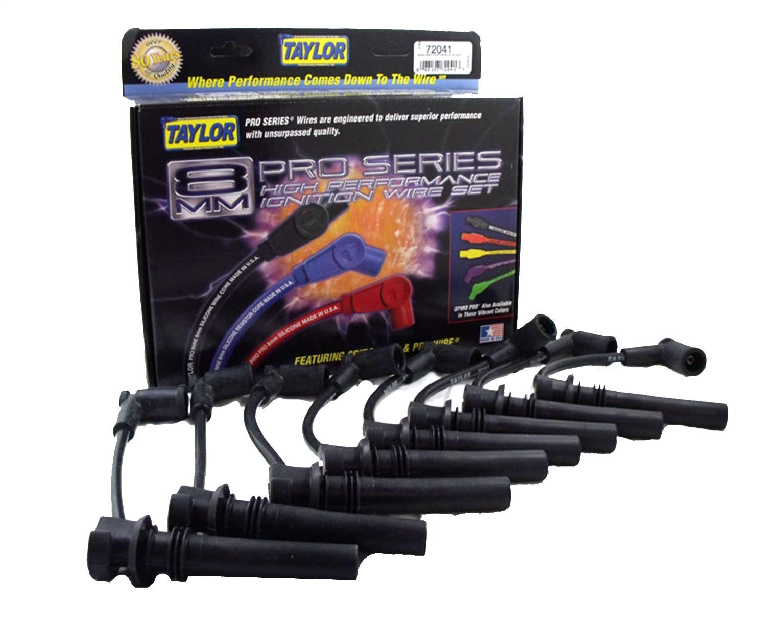 8mm Spiro Pro Ignition Wire Set Taylor Cable, 1 Pack