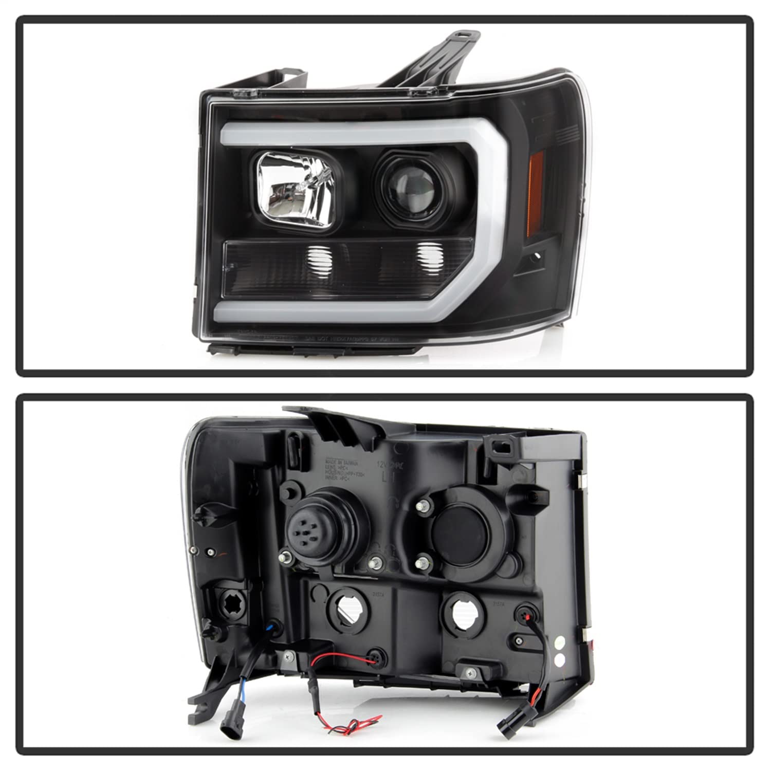 Projector Headlight Spyder Platinum (PRO-YD-GS07V2PL-BK)