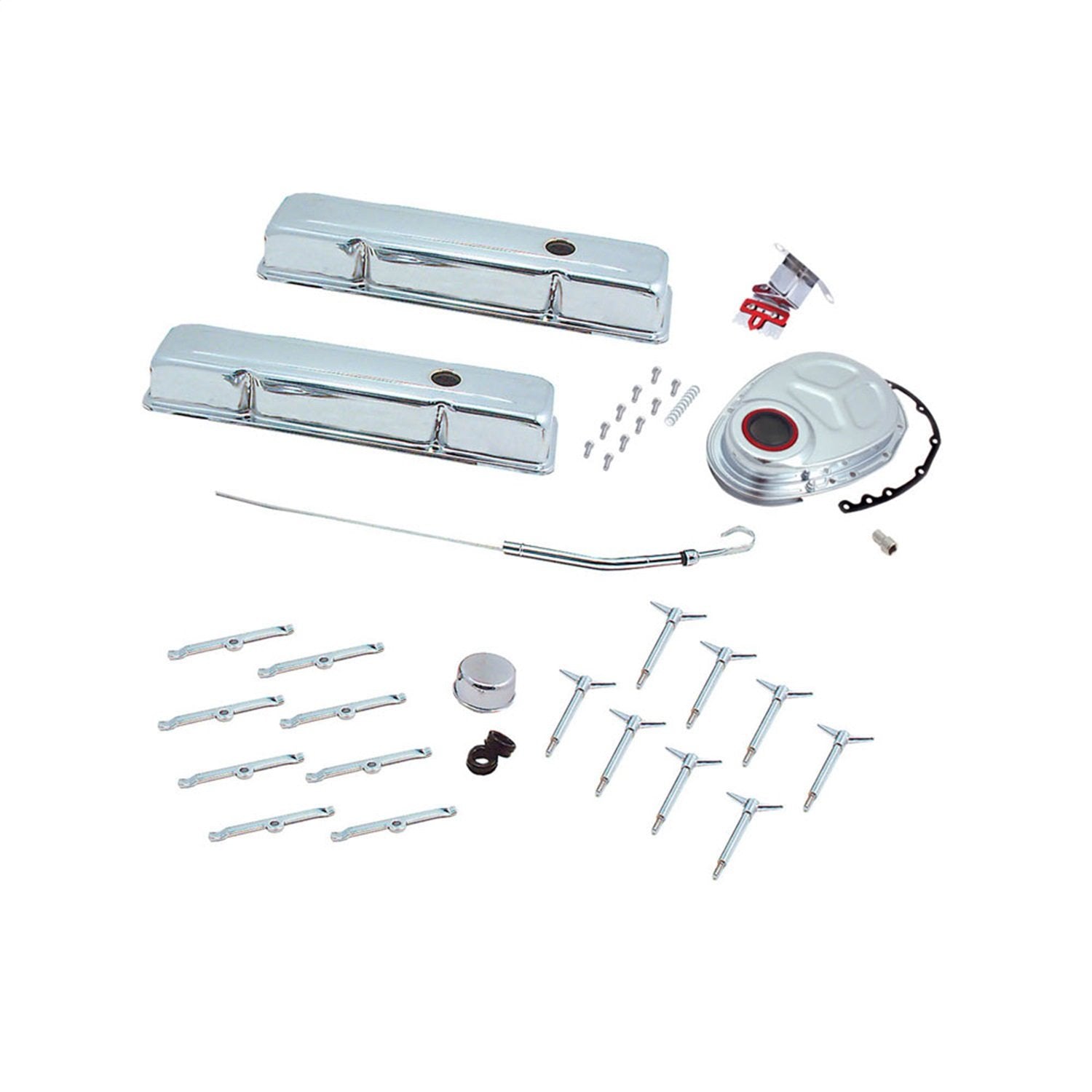 Chrome Spectre Performance Short Deluxe Dress Up Kit for Small Block Chevy 5403