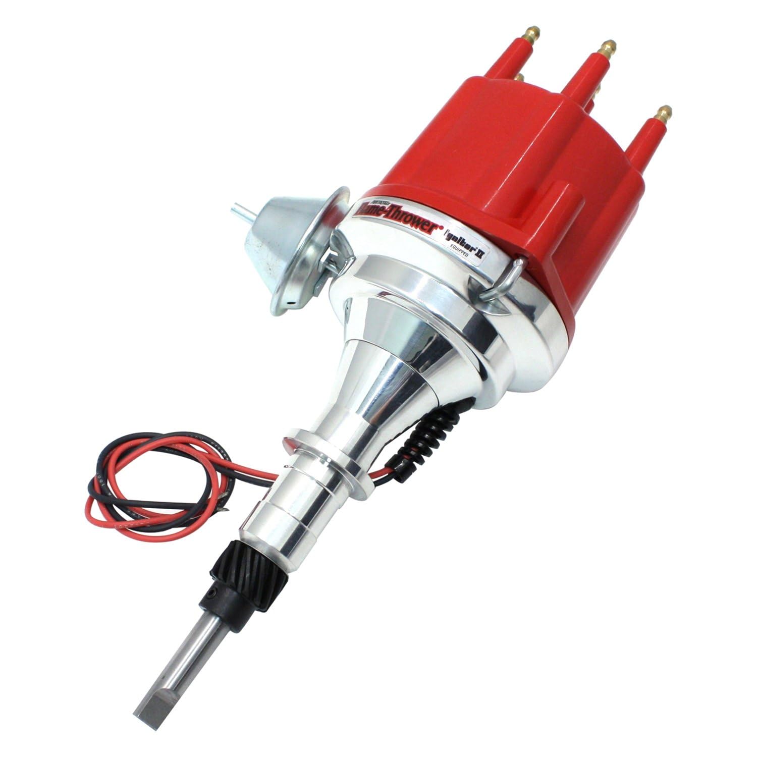 Billet Distributor Pertronix D106711 (GM L6 Vac Red Male Cap)