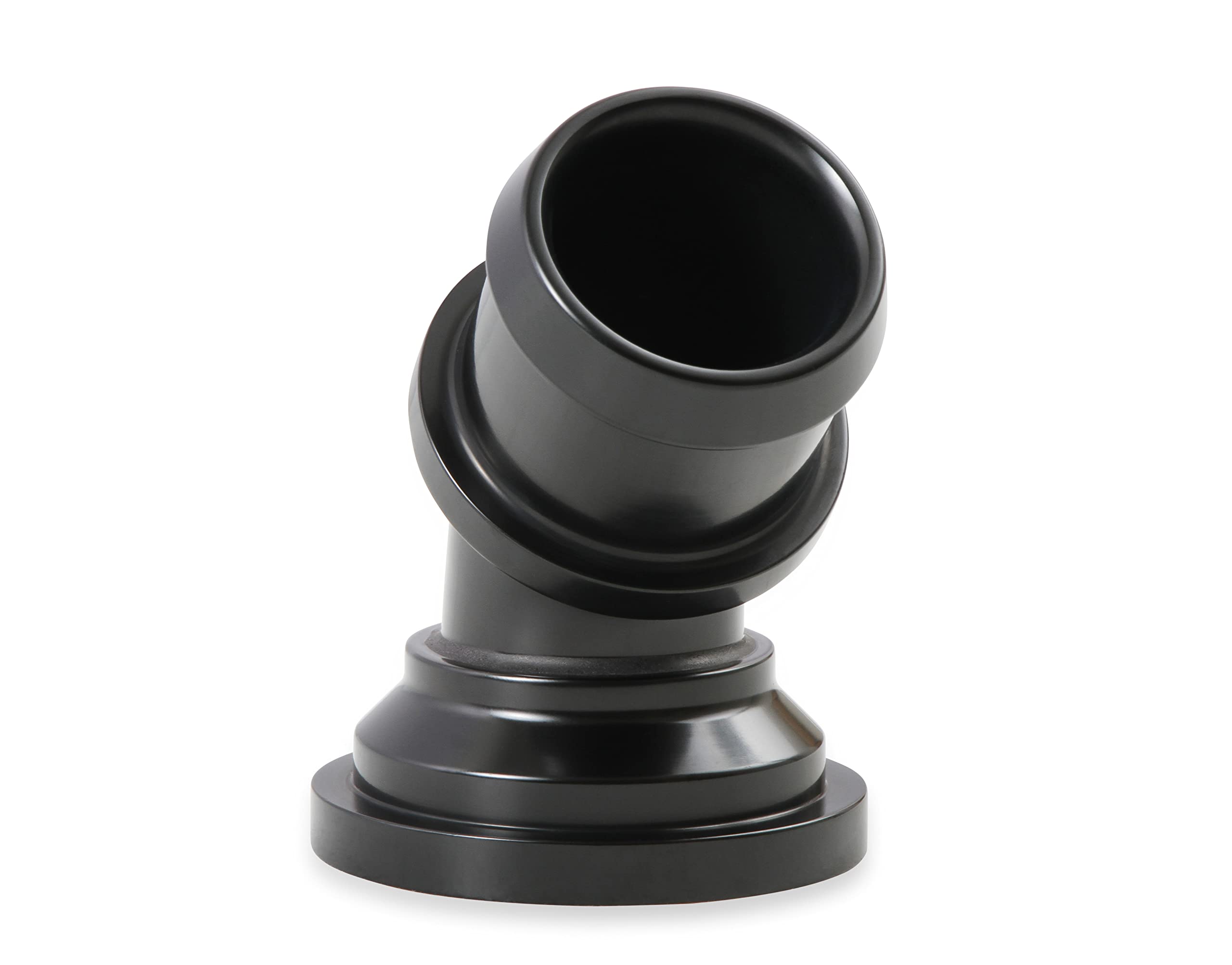 45 Degree Angle Holley 97-343 Water Neck Swivel Black
