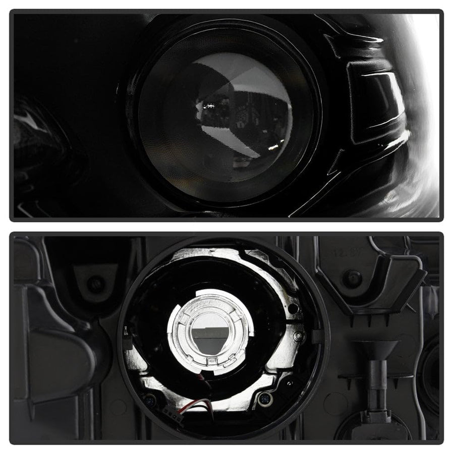 Dodge Charger 2015-23 Spyder (POE) w/LED DRL Xenon HID Assembly Headlight (No Side Logo) - Low/High Beam-D3S(Included) (Ballast Included Panasonic Type Ballast) ; Signal-LED - OE Left