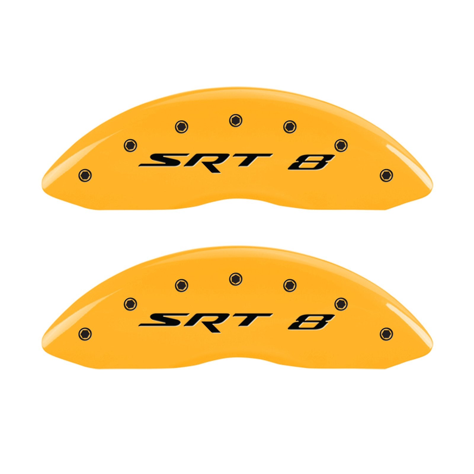Caliper Covers MGP 42002SSR8YL, Yellow
