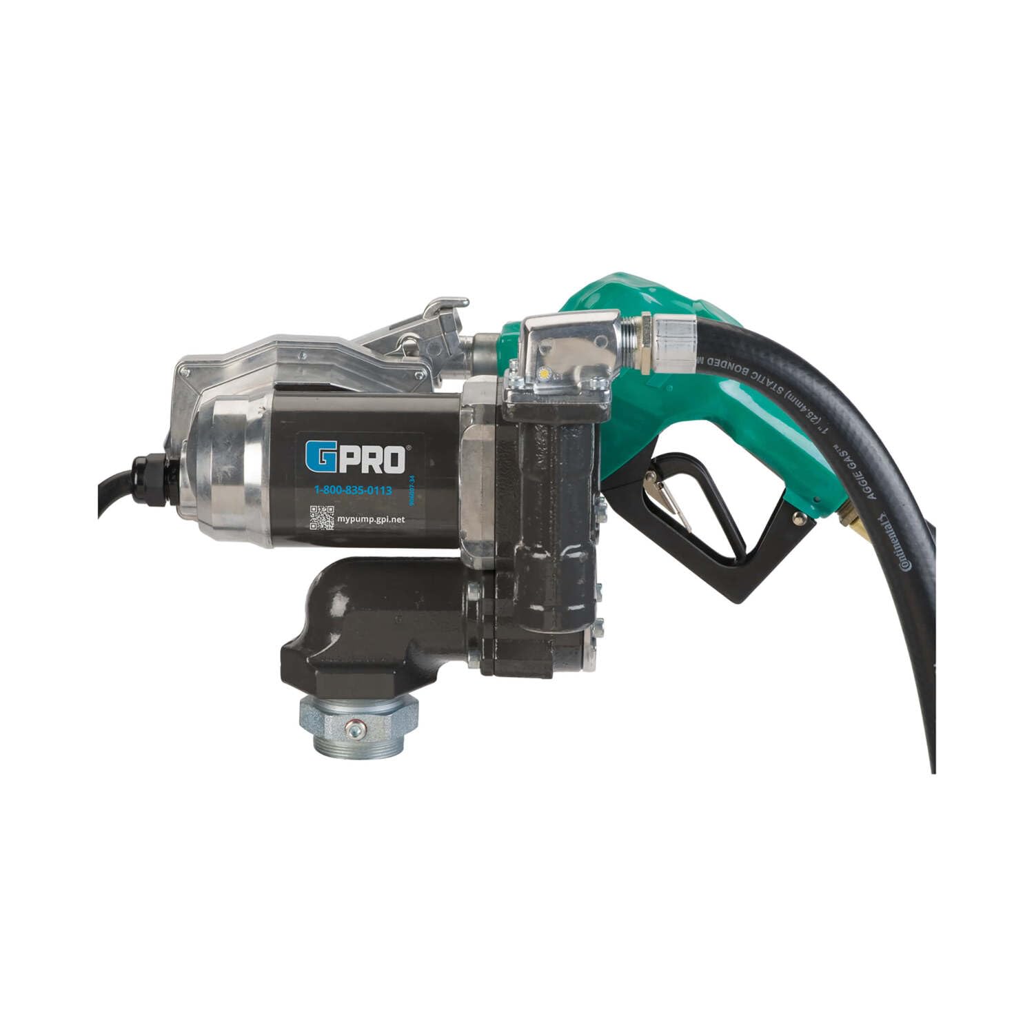 V25 Series GPRO Fuel Transfer Pump, Automatic Shut-Off Nozzle, 25 GPM, 12 Volt (170000-03)