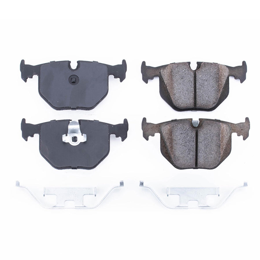 Power Stop Brake Kit Front For BMW 330Ci 2001-05 |330i 2001-05 |330xi 2001-05 |525i 2004-07 |525xi 2006-07 |BMW 528i 2008-10 - Ceramic Brake Pads With Installation Hardware, 17-683