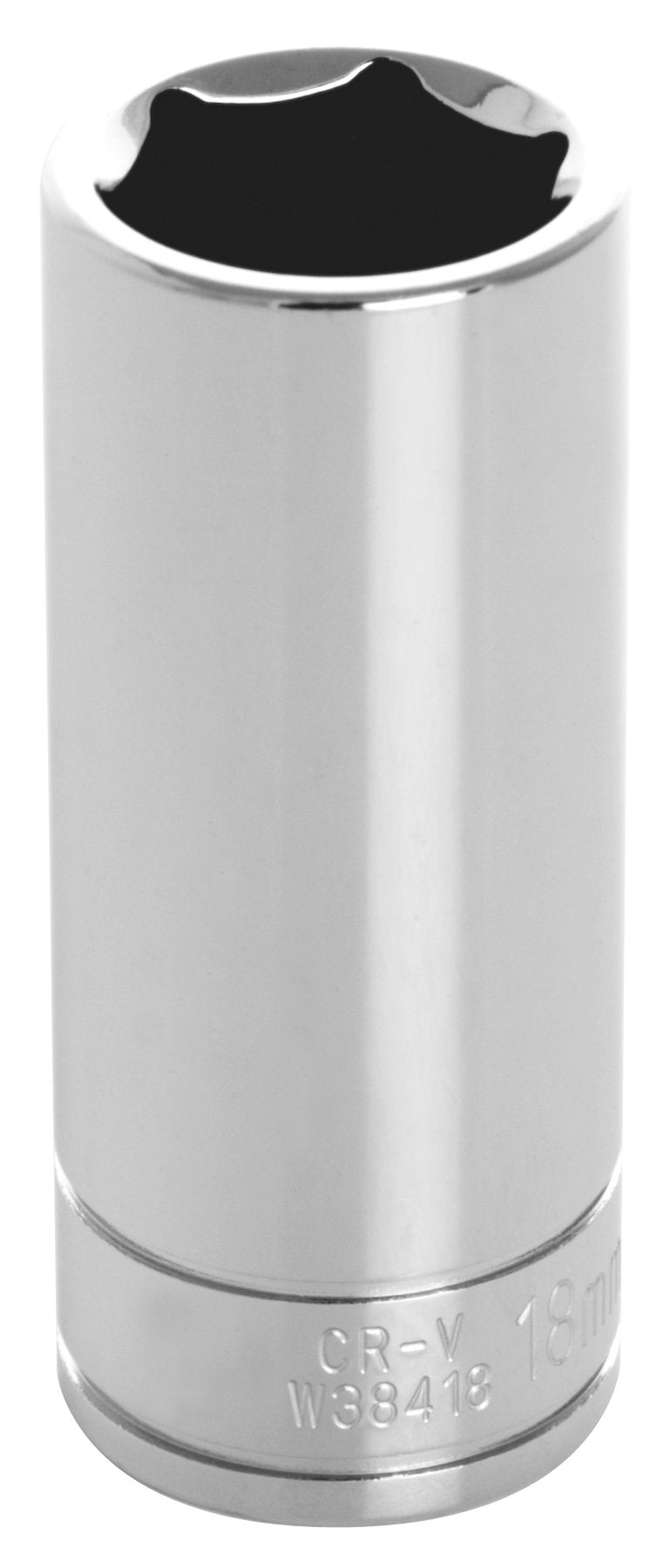 W38418 Performance Tool 6-Point Socket, 3/8-Inch Drive, 18mm