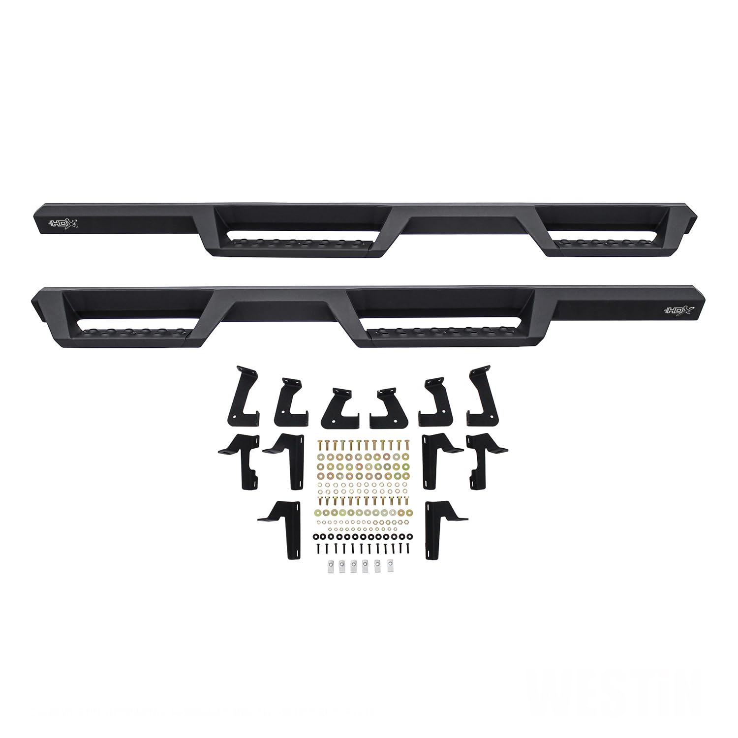 Westin HDX 56-14065 Drop Nerf Bars fits 2018-2025 Wrangler JL Unlimited 4 Door Textured Black Pair