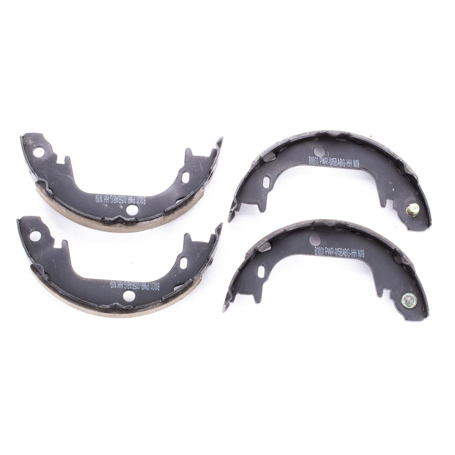 Power Stop B1031 Autospecialty Rear Brake Shoes For Toyota Mirai 2016-2020, Toyota Prius V 2012-2017 [Model Specific]