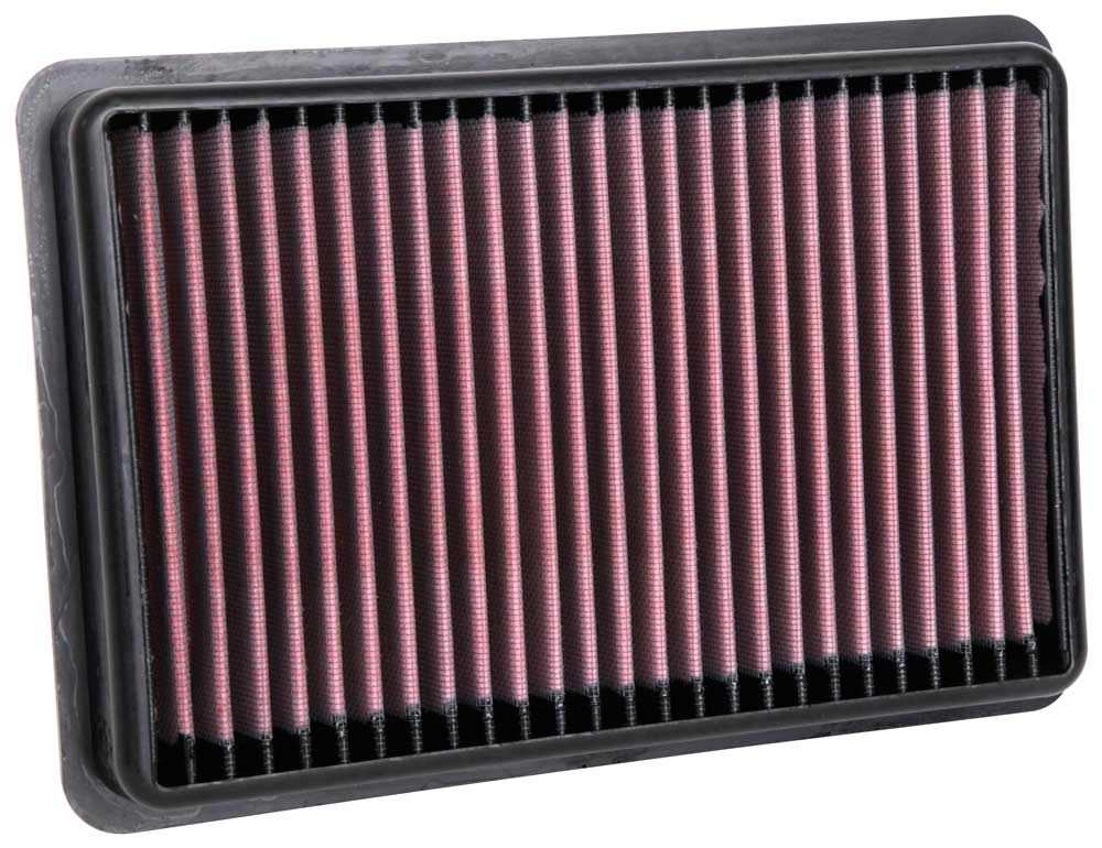 K&N Engine Air Filter: Premium, Reusable, Washable, Clean Every 75,000 Miles, Replacement Car Air Filter: Compatible with 2012-2017 HYUNDAI Santa Fe III; 2012-2014 KIA Sorento II, 33-3129