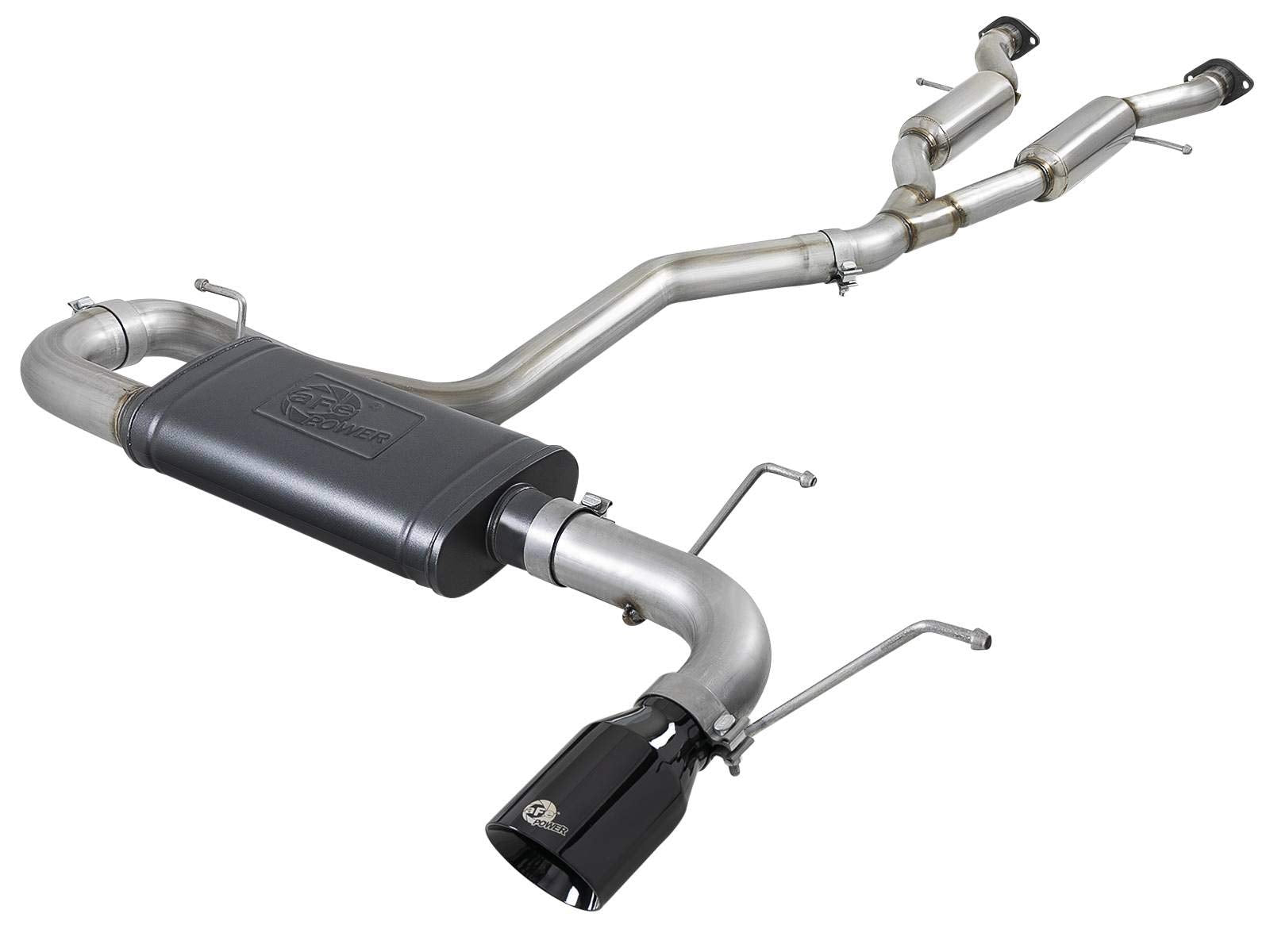 Large Bore HD aFe Power 49-38078-B Cat-Back Exhaust System