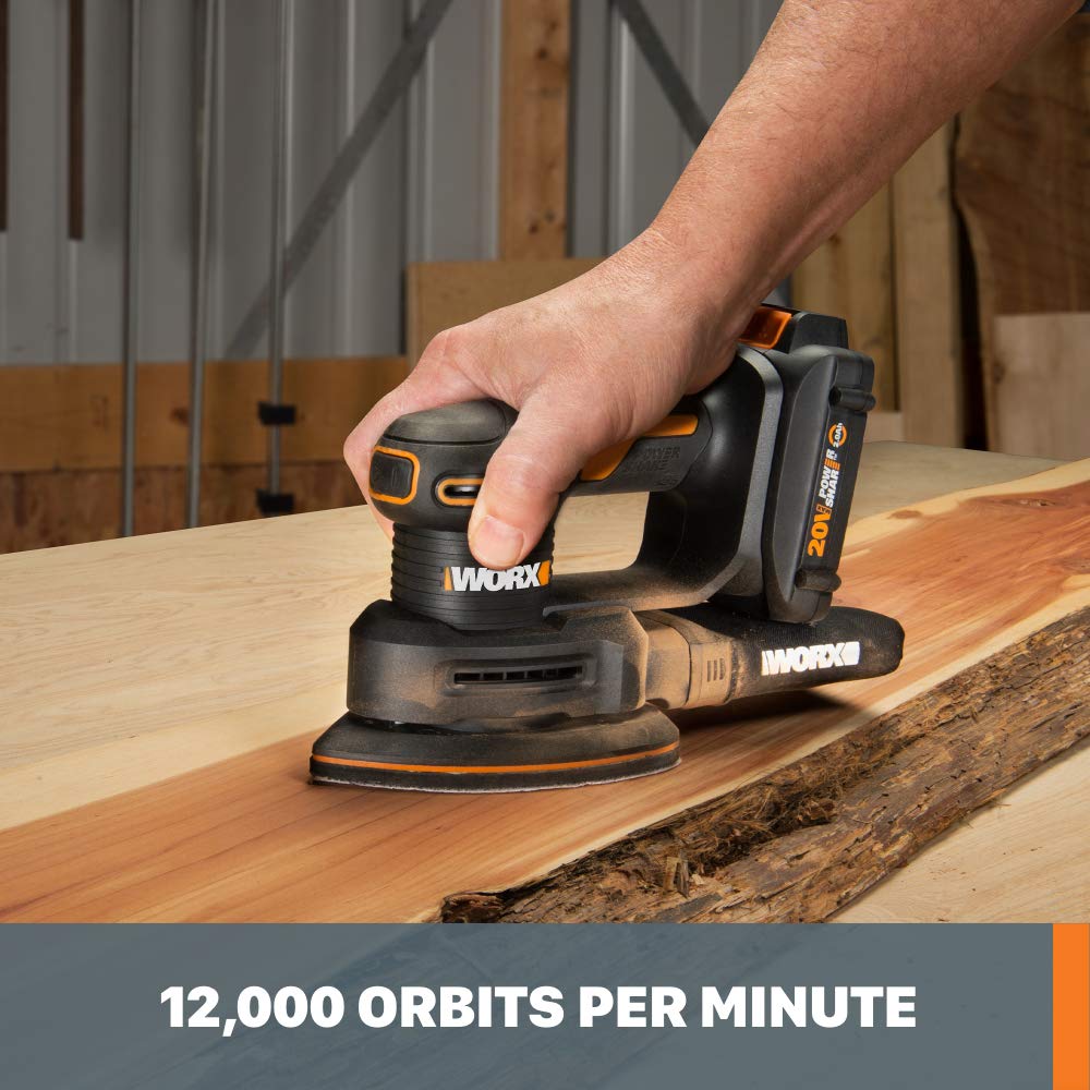 20V Worx Power Share Cordless Detail Sander WX822L