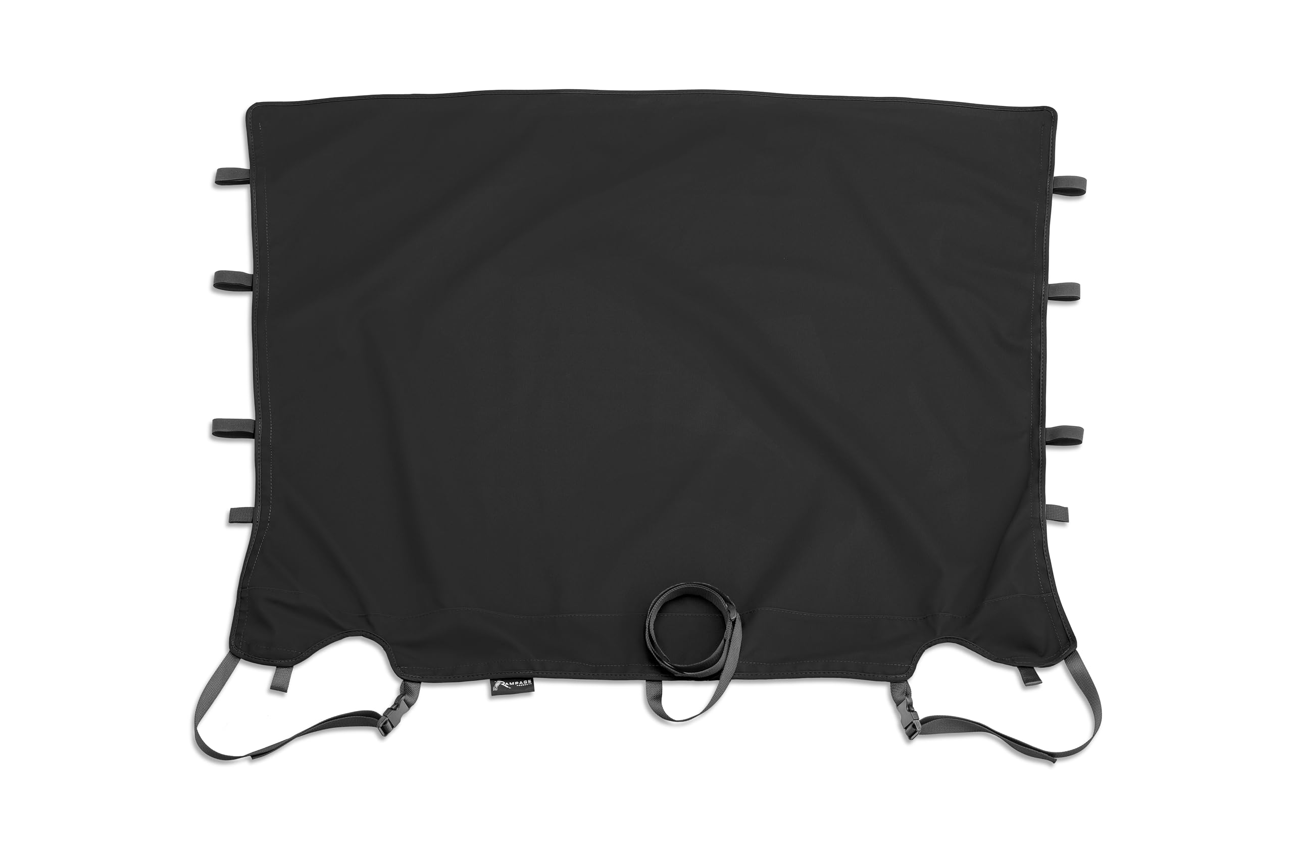 California Brief RAMPAGE PRODUCTS Soft Top for Jeep Wrangler YJ | Black Denim, Vinyl | 92815 | Fits 1992-1995 Jeep Wrangler YJ