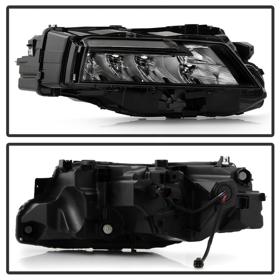 Nissan Rogue 21-23 Spyder (xTune) Bottom LED High/Low Beam Headlight - OE Black Right