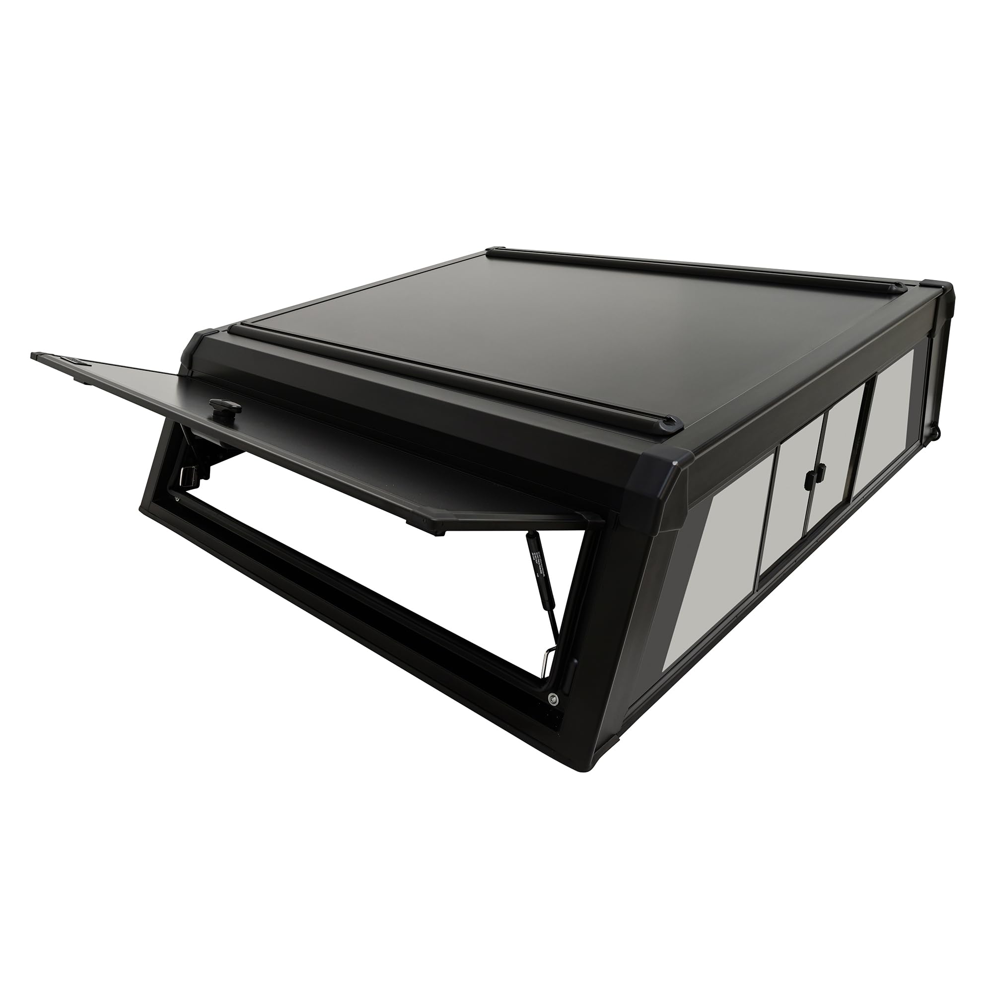 EXP Truck Cap Westin 16-11015S with Sliding Front Glass fits 2015-2022 Colorado Canyon 5' Bed Matte Black