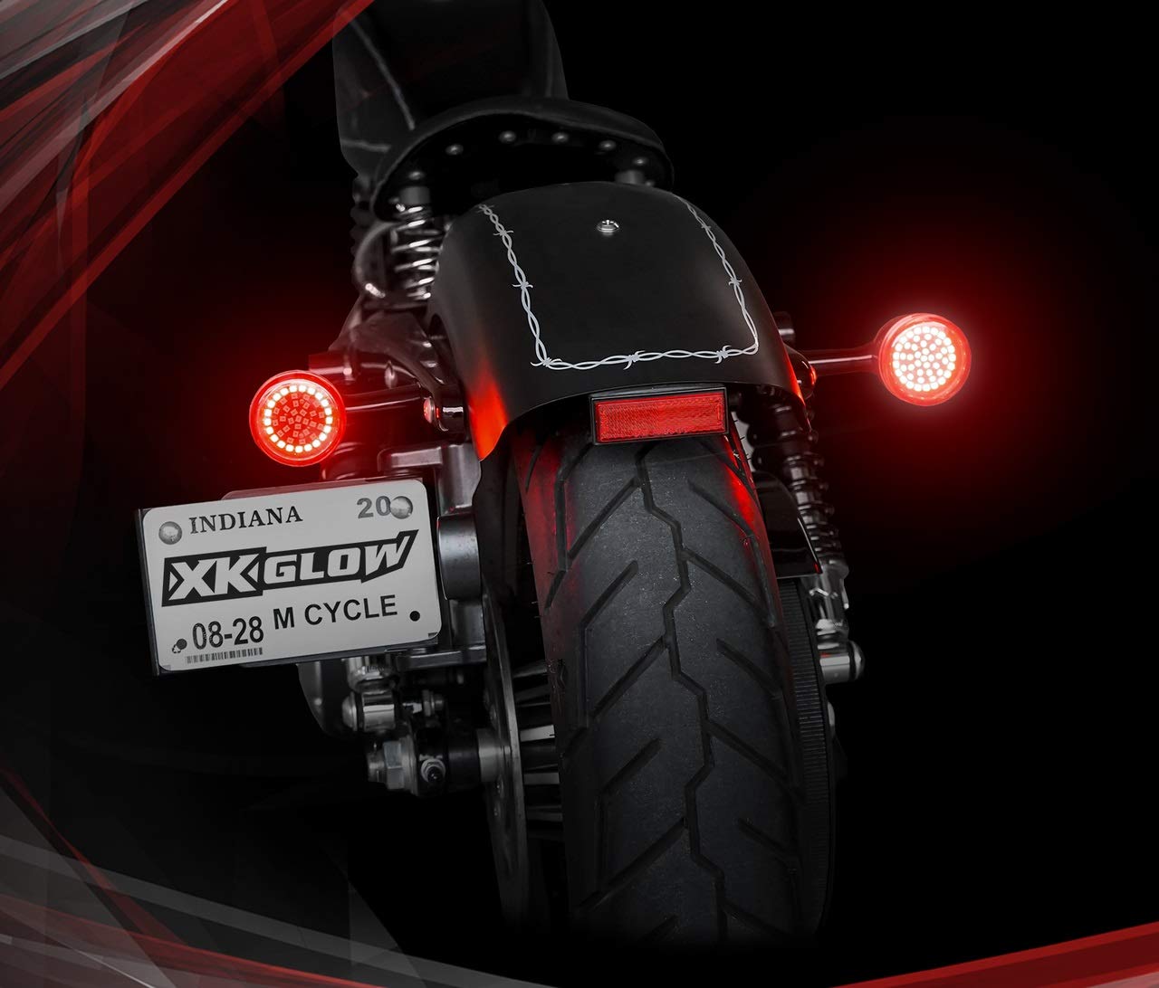 Xk Glow Motorcycle Led Light Kit XK1156B-R-S