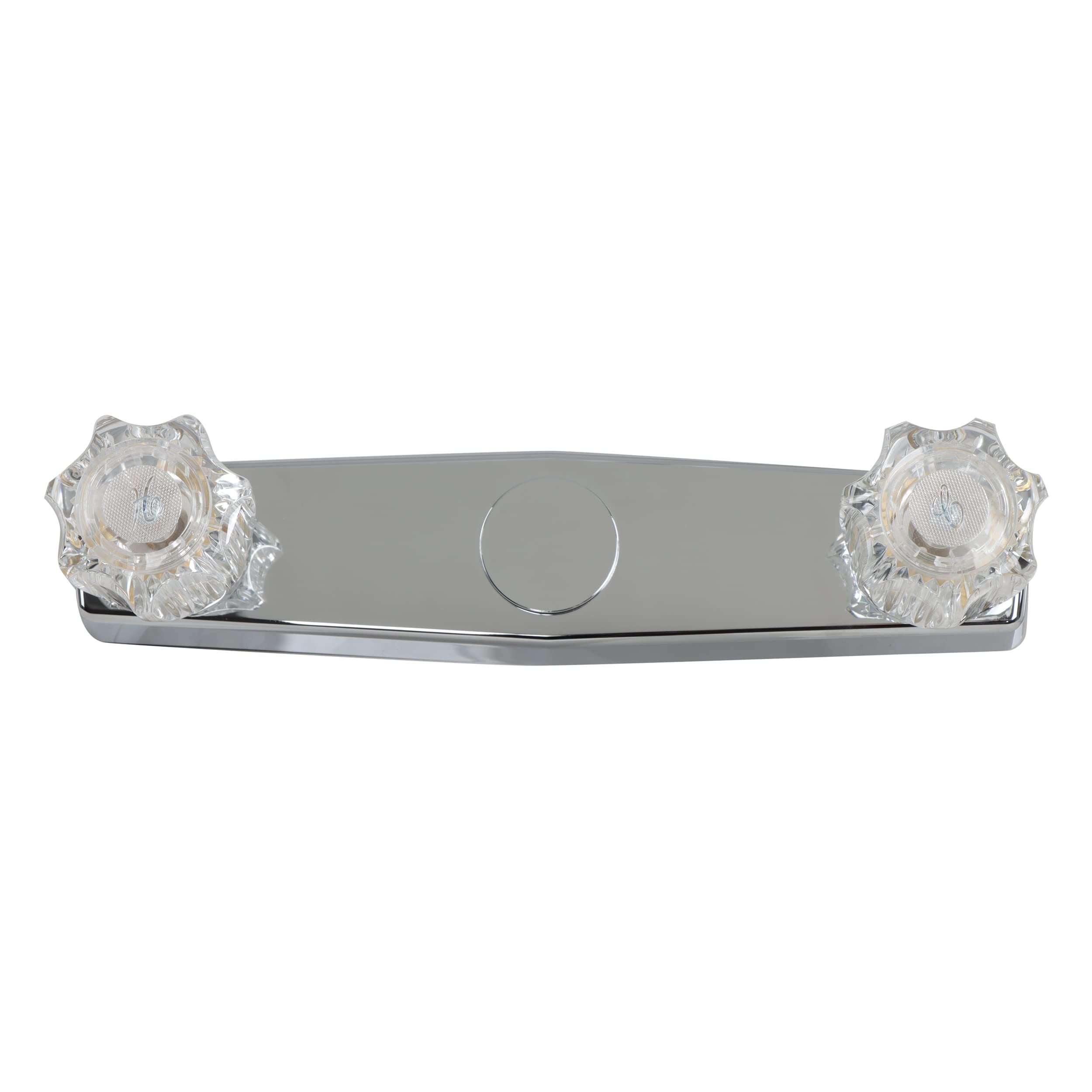 Chrome Bathtub Faucet Valve Empire Faucets - 8in Center Installation Bathroom Tub Faucet Valve with Brass Cartridges