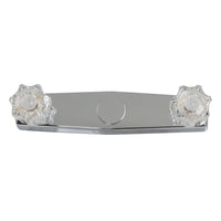 Chrome Bathtub Faucet Valve Empire Faucets - 8in Center Installation Bathroom Tub Faucet Valve with Brass Cartridges