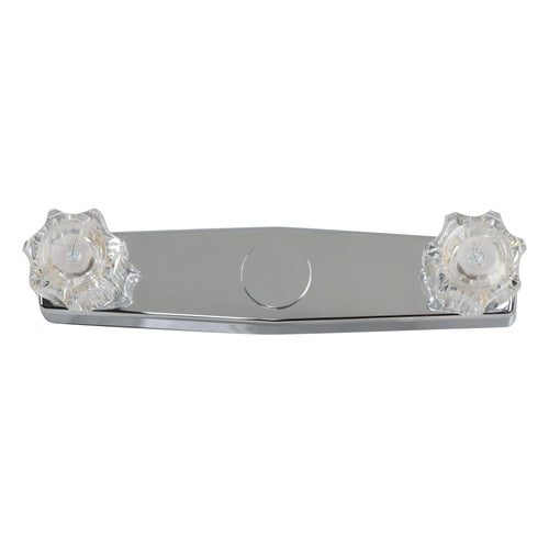 Chrome Bathtub Faucet Valve Empire Faucets - 8in Center Installation Bathroom Tub Faucet Valve with Brass Cartridges