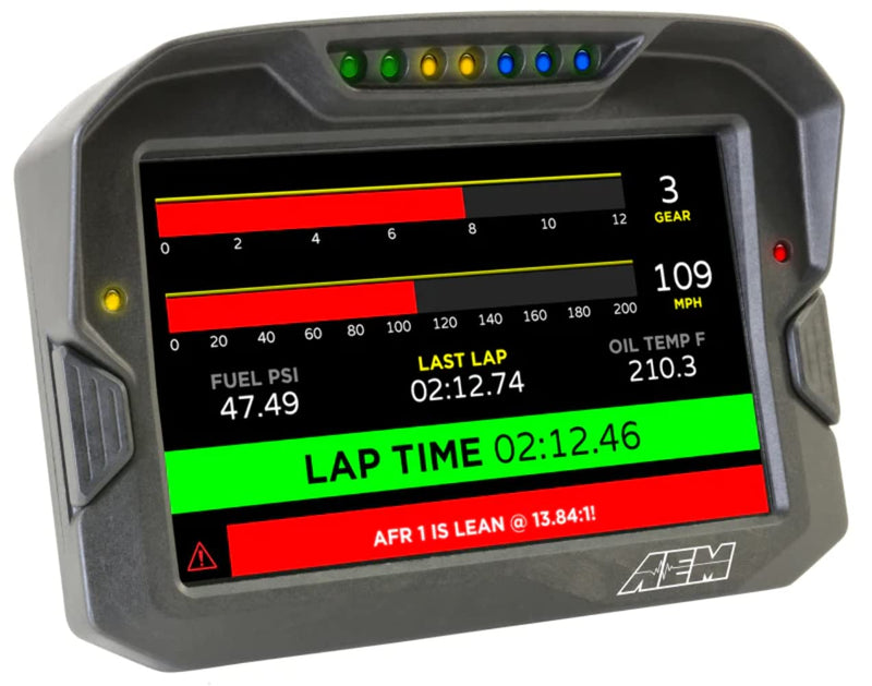 30-5700 AEM ELECTRONICS CD-7 Carbon Non-Logging/Non GPS Display Kit