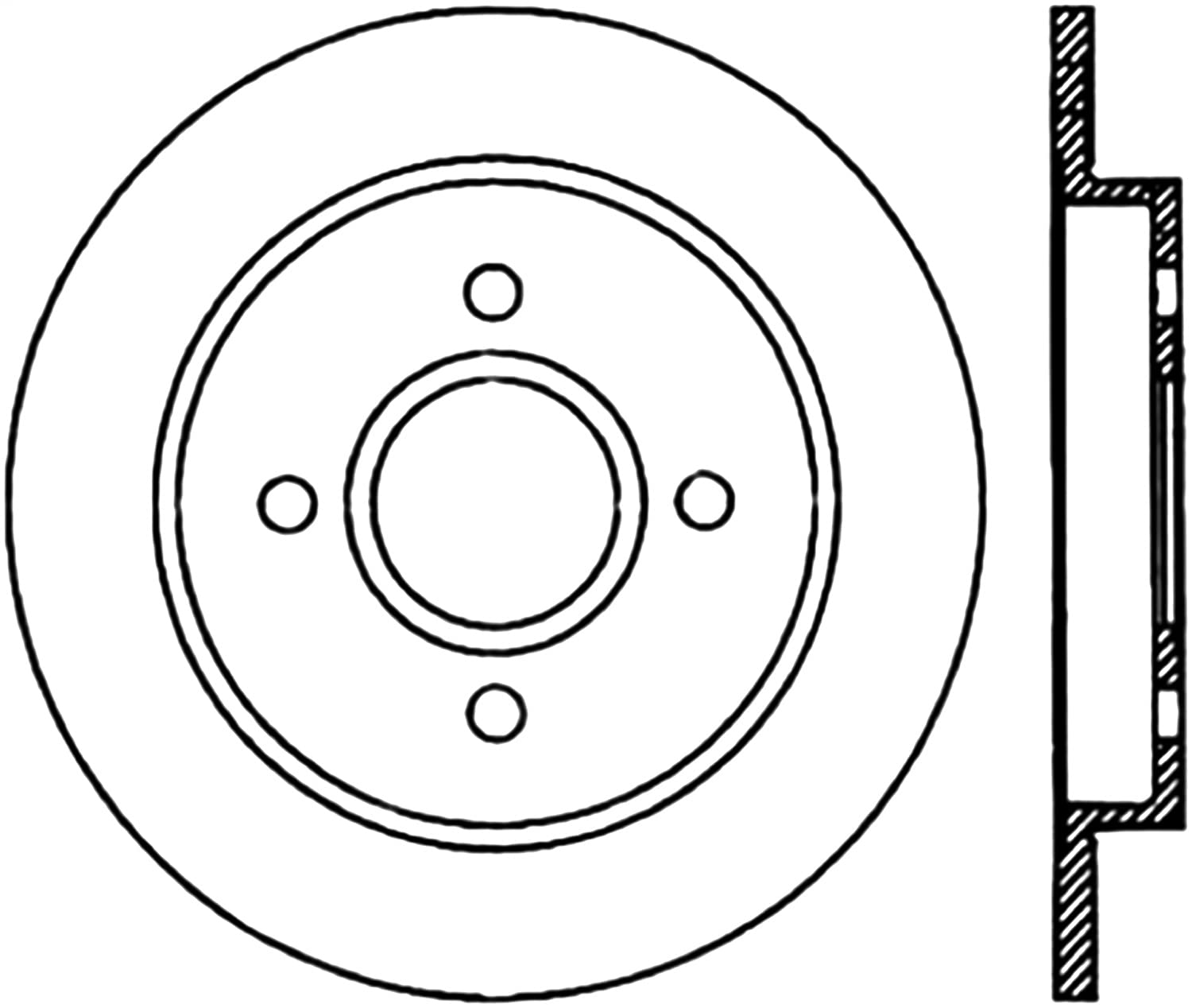 Brake Rotor StopTech 125.61070CRY