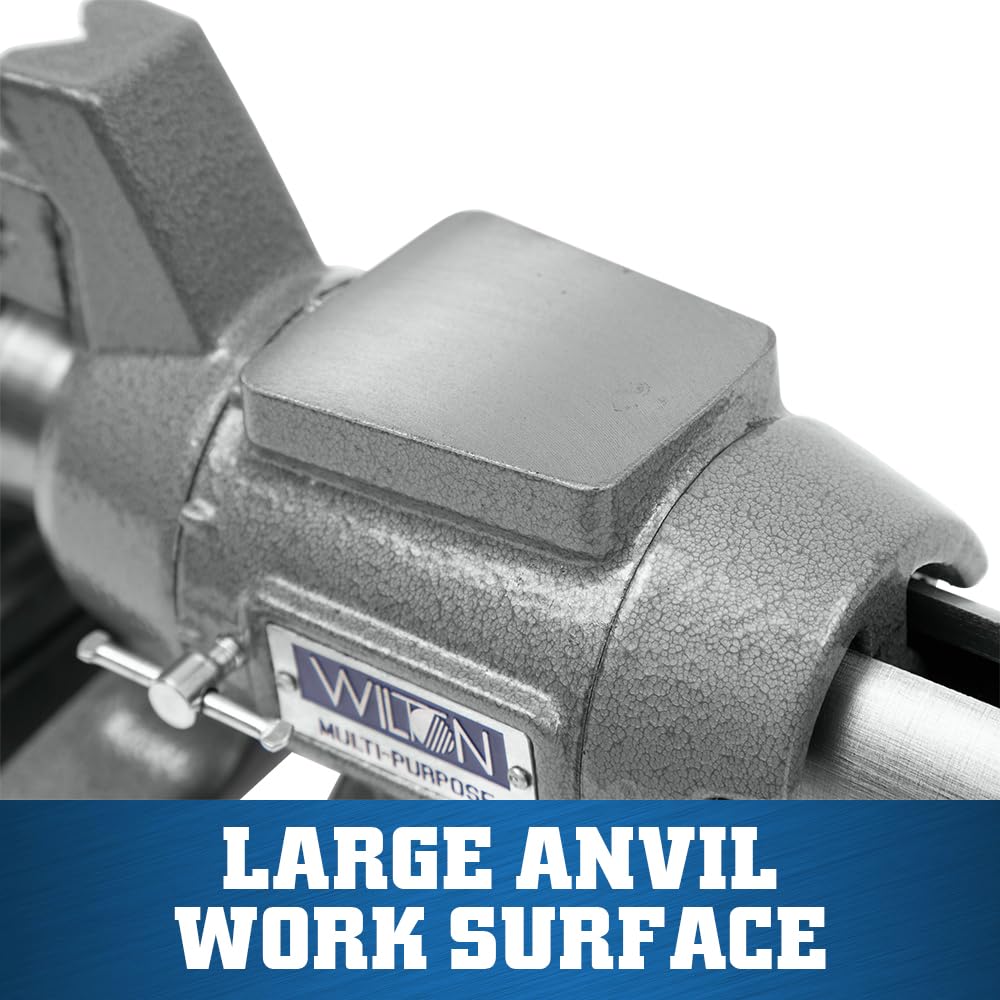 Multi-Purpose Wilton Bench Vise, 4-1/2" Width, 4-1/4" Max Jaw Opening, 2-1/4" Throat (Model 450P)
