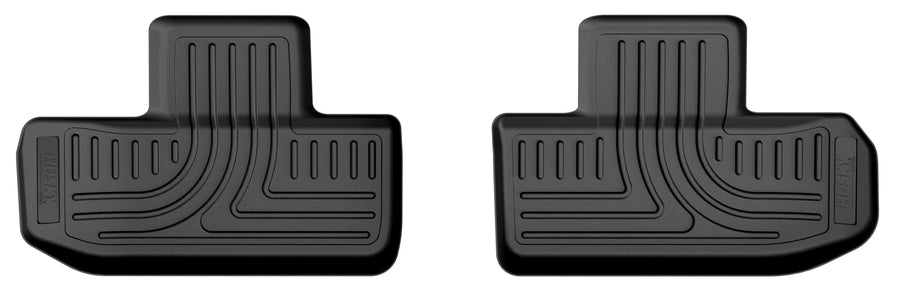 Husky Liners Floor Mats X-act Contour | Fits 2016-2023 Dodge Challenger | 2nd Row, 2-pc Black - 54611