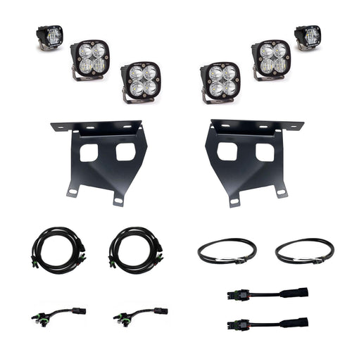 Squadron Pro/S1 Fog Pocket Kit BAJA DESIGN - (Multi-Pattern; Clear)