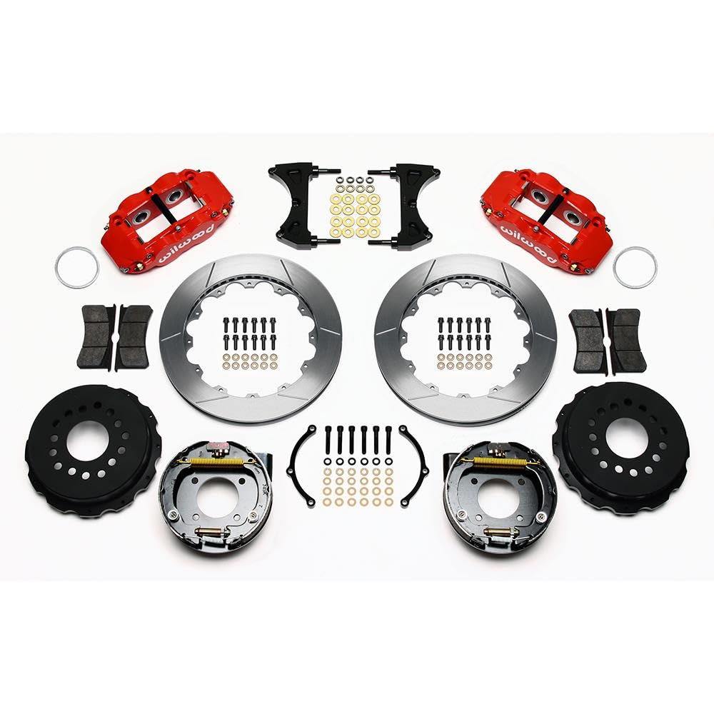 Rear FNSL4R P-Brk Kit,12.88", Red