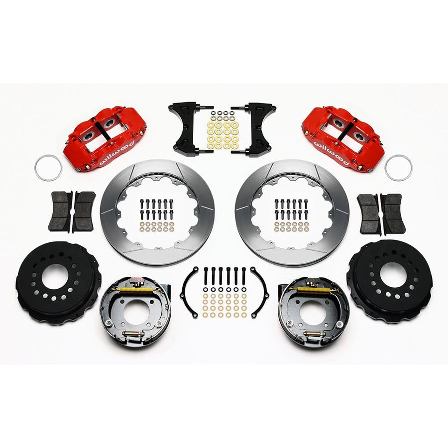 Rear FNSL4R P-Brk Kit,12.88", Red