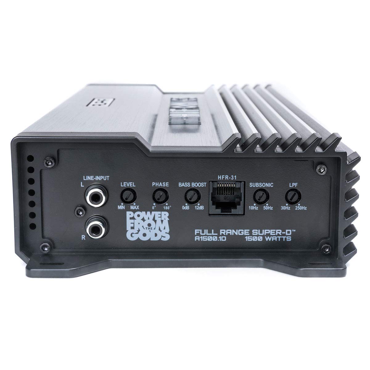 Hifonics Alpha A1500.1D Compact 1500 Watt 1 Ohm Stable Monoblack Car Audio Amplifier