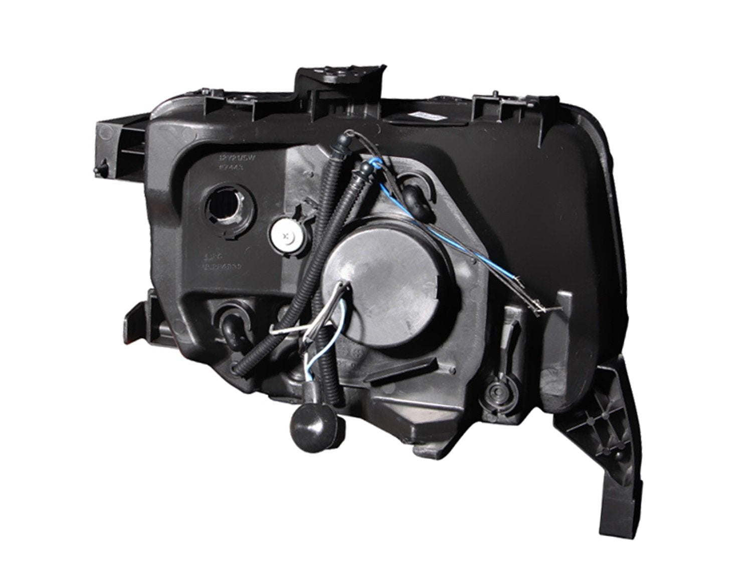 Chrome Halo Anzo USA Projector Headlight with Clear Lens 121431