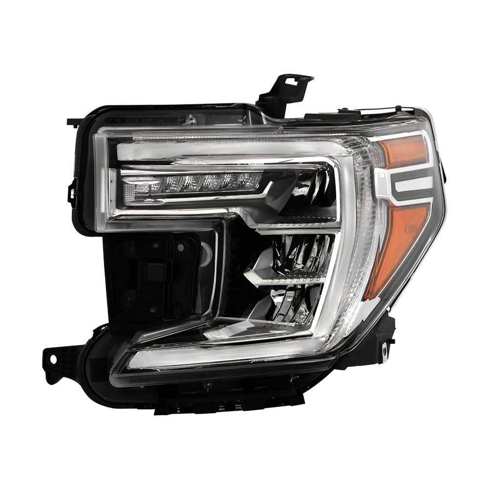 GMC Sierra 1500 19-22 Spyder (POE) Full LED w/LED Signal high Low Beam Headlight - OE Left