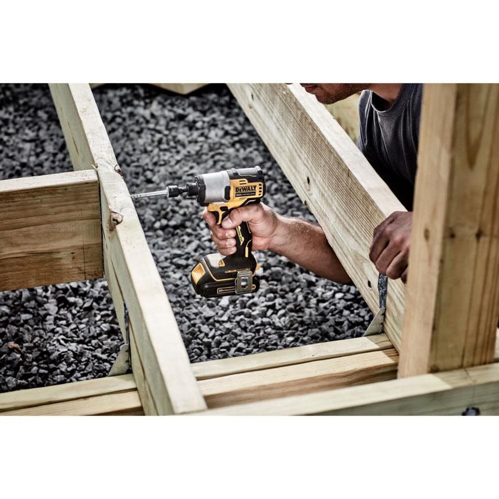 1/4 in. DEWALT 20V MAX* Brushless Cordless Impact Driver (Tool Only) (DCF840B)
