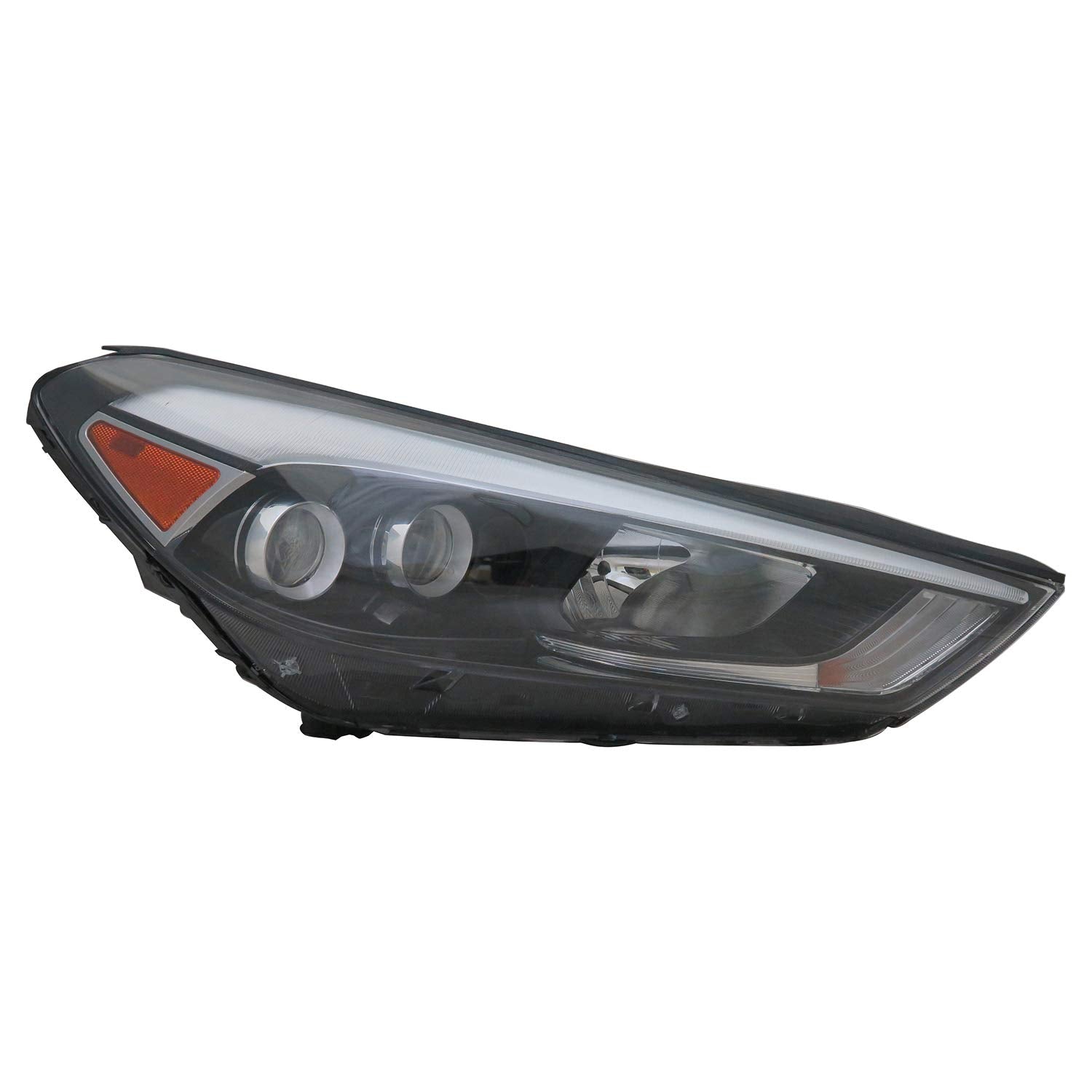 Right TYC Headlight Assembly Compatible with 2016-2018 Hyundai Tucson