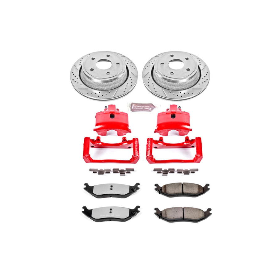 Power Stop Rear KC2172-36 Z36 Truck and Tow Brake Kit with Calipers For Chrysler Aspen, Dodge Durango, Dodge Ram 1500, Ram 1500, Ram 1500 Classic [Model Specific]