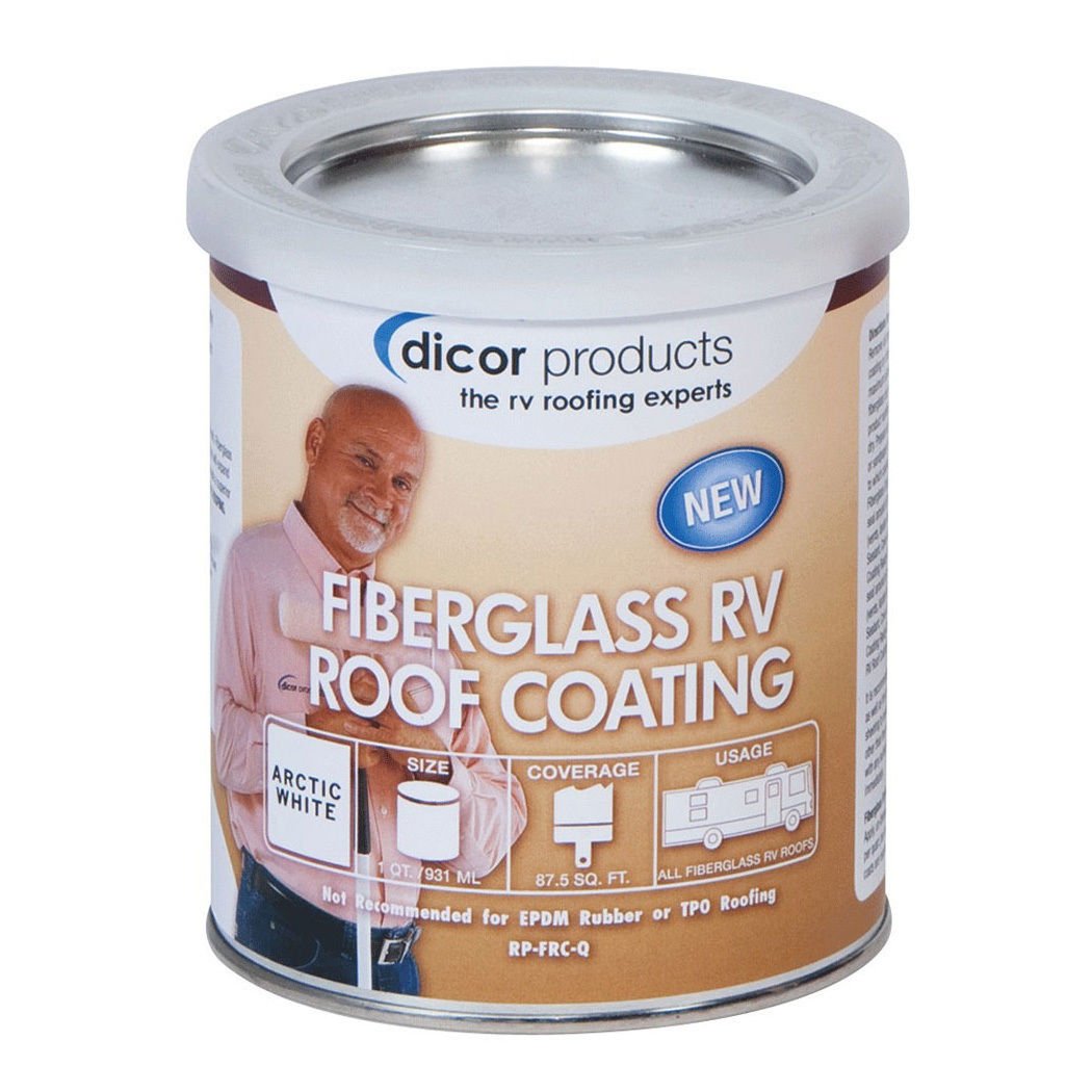 Fiberglass Dicor RV Roof Coating - 1 Quart