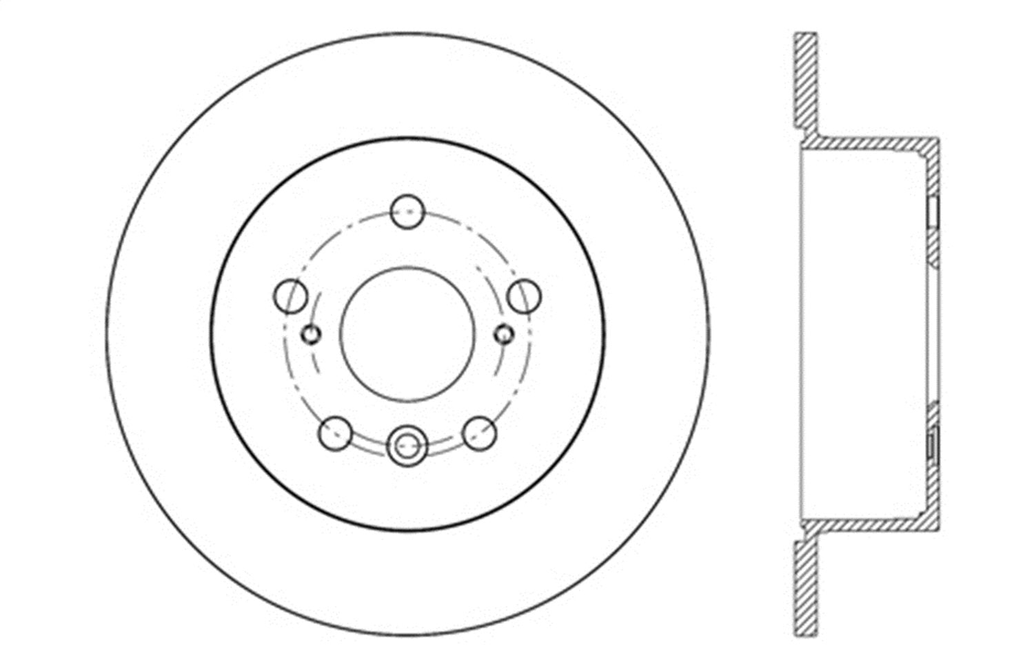 Sport Drilled/Slotted Brake Rotor StopTech 127.44188R (Rear Right), 1 Pack