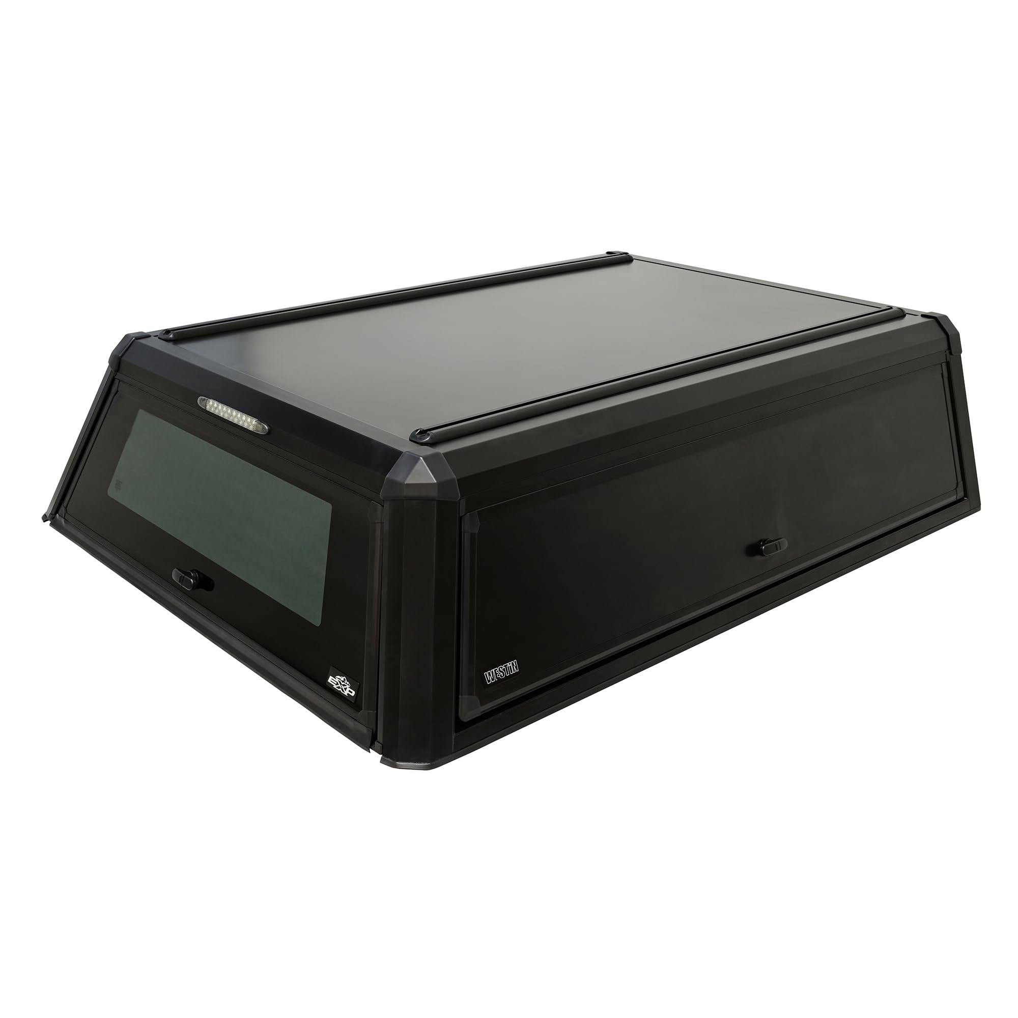 EXP Truck Cap Westin 16-12815S with Sliding Front Glass fits 2024-2026 Tacoma 6' Bed Matte Black