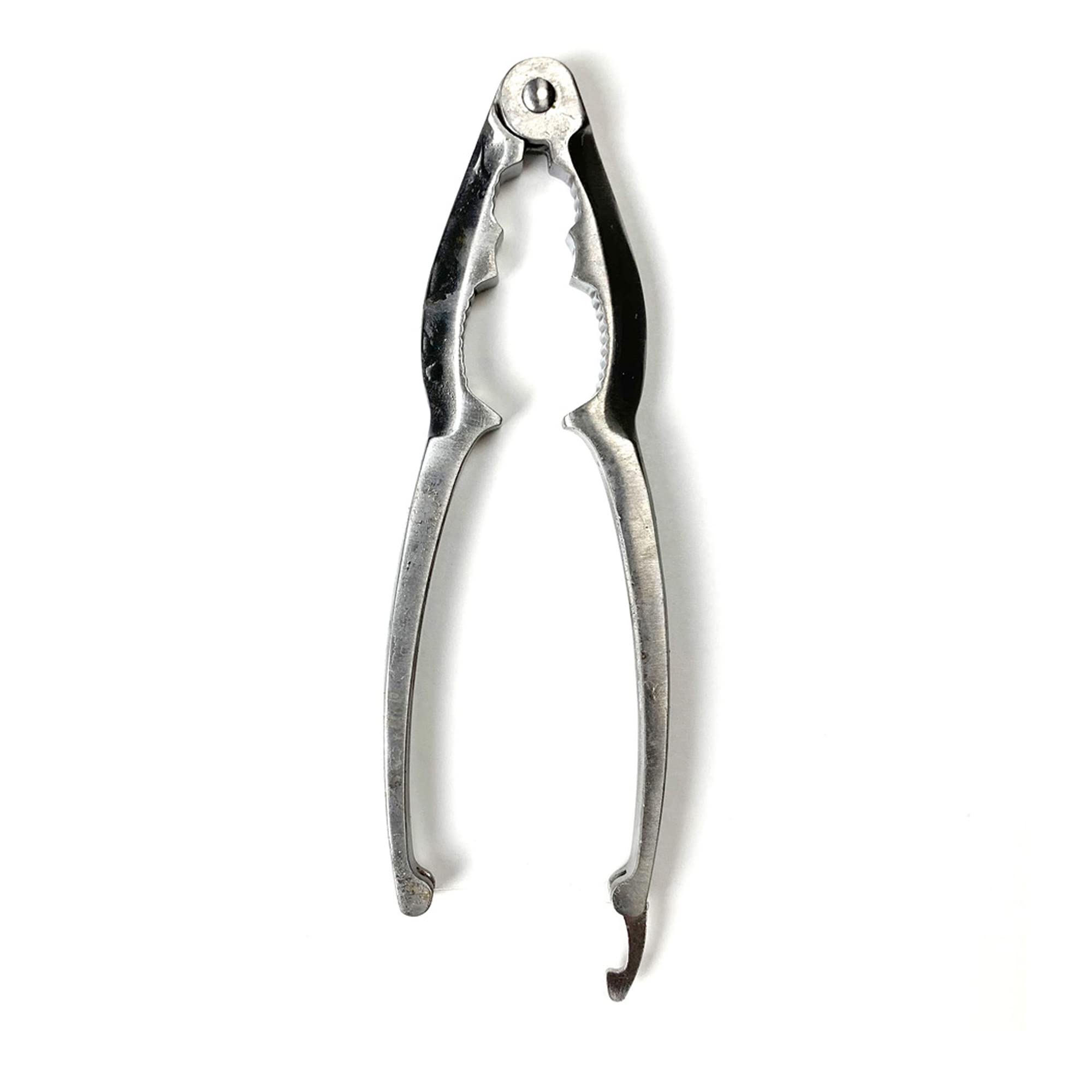 Bayou Classic Seafood Cracker 300-201 Features Firm Grip Point for Legs and Claws Spring Loaded Hinge and Locking Handle
