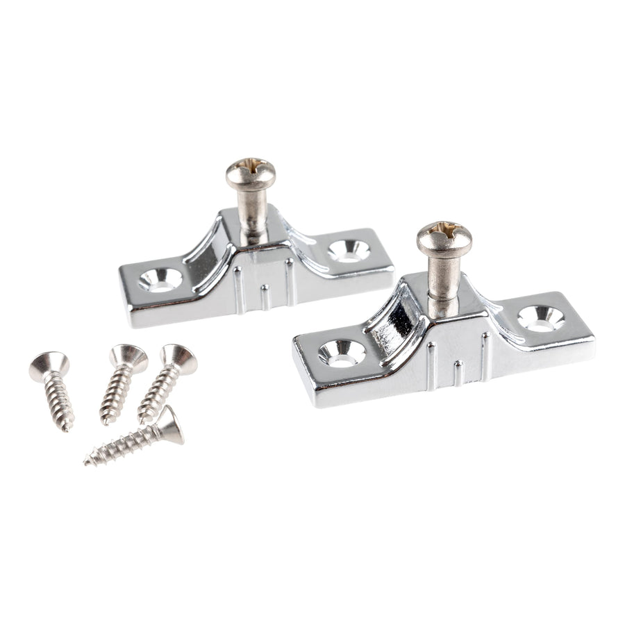 Deck Hinge TAYLOR MADE PRODUCTS Side Mount Chromed Zamk for Bimini Tops Sold in Pairs