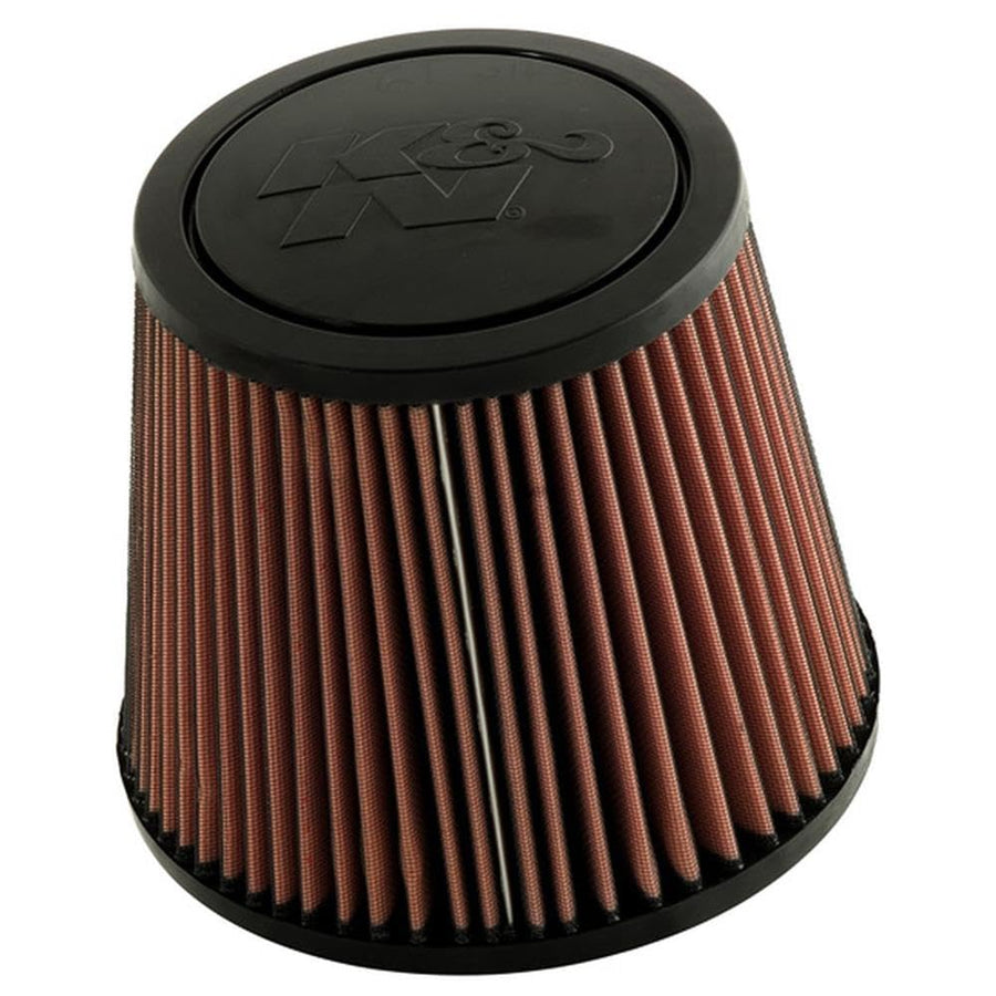High-Flow K&N Original Lifetime Universal Clamp-On Air Filter: High Performance, Premium: Flange Diameter: 4.875 In, Filter Height: 7.9375 In, Flange Length: 1.25 In, Shape: Round Tapered, RU-5172