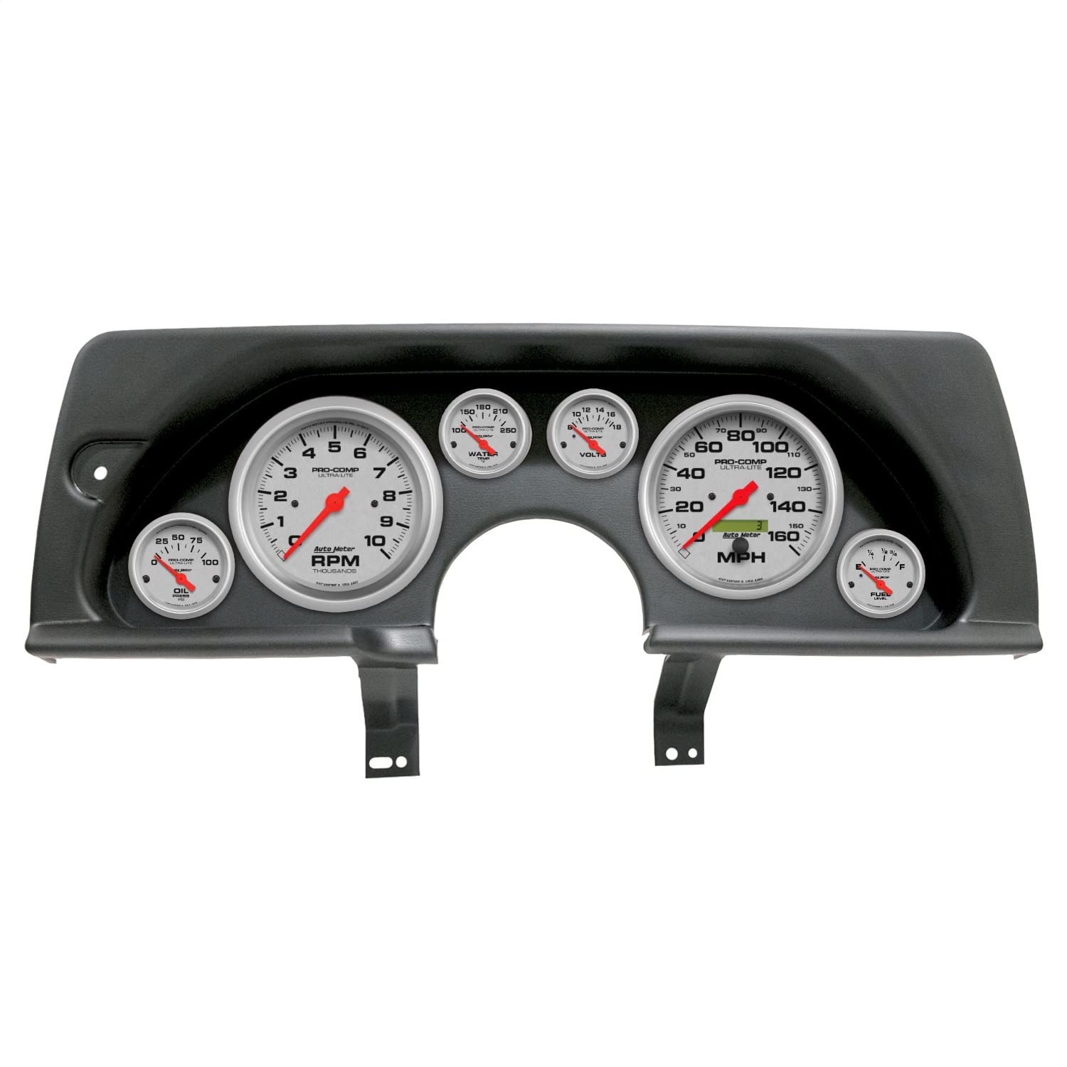 AutoMeter Dash Kit Direct Fit, (5" X2, 2 1/16" X4), Chevy Camaro 90-92, Ultra-Lite (2926-13)