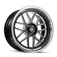 611 RIDLER 611 Gloss Black Milled with Diamond Cut Lip 20X10 5-120.65 0MM 83.82MM