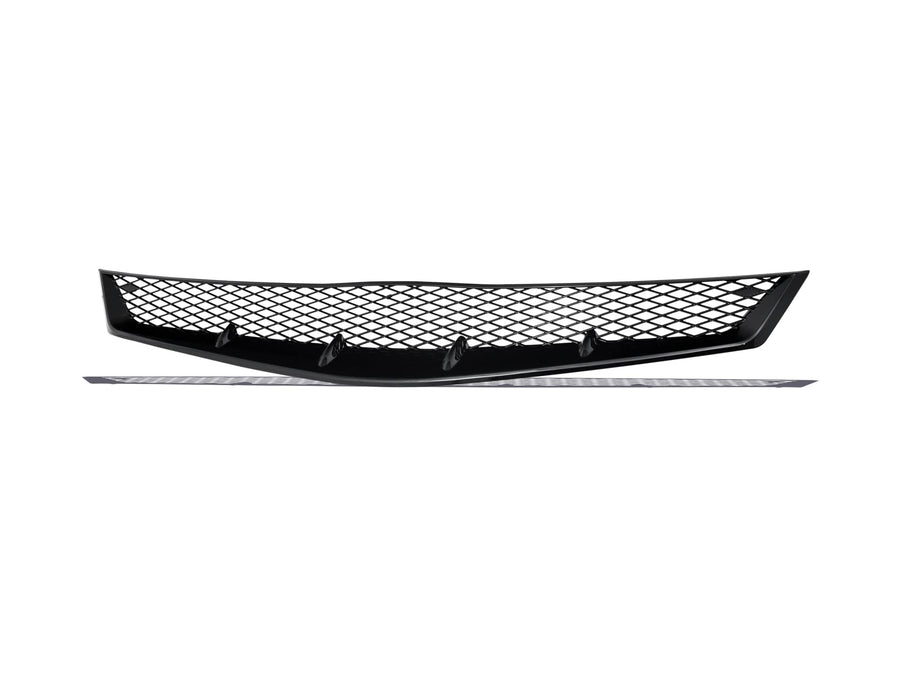 7149137 Armordillo USA Mesh Front Hood Grille - Gloss Black Fits 2006-2008 Honda Civic 2 Door Coupe