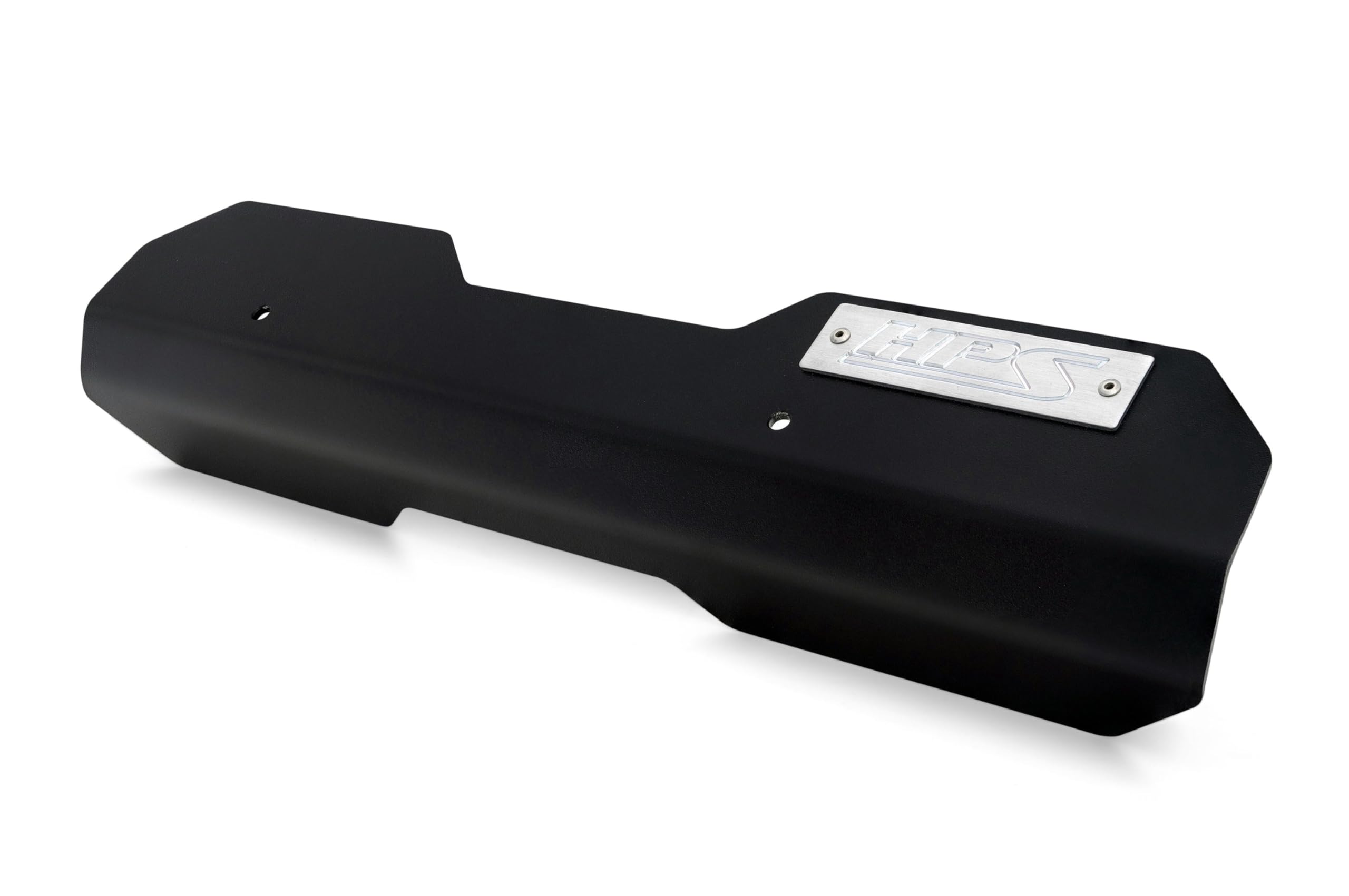 Black Aluminum HPS Belt Cover Kit Compatible for 2008-2021 Subaru WRX STI 2.5L Turbo, 71-100WB