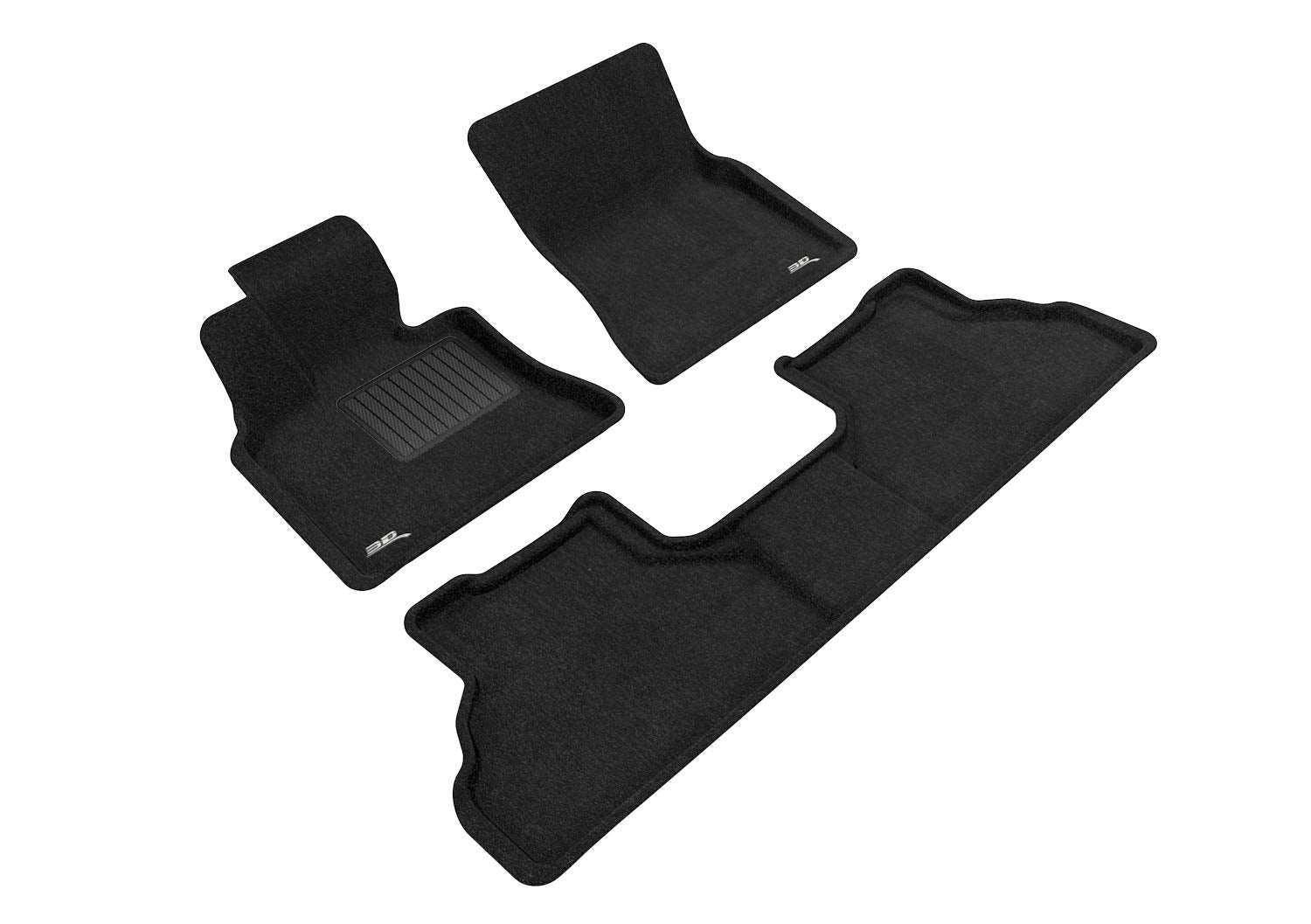 3D MAXpider Custom Fit All-Weather Carpeted Floor Mats for 2008-2014 BMW X6 Elegant Series (1ST & 2ND Row)