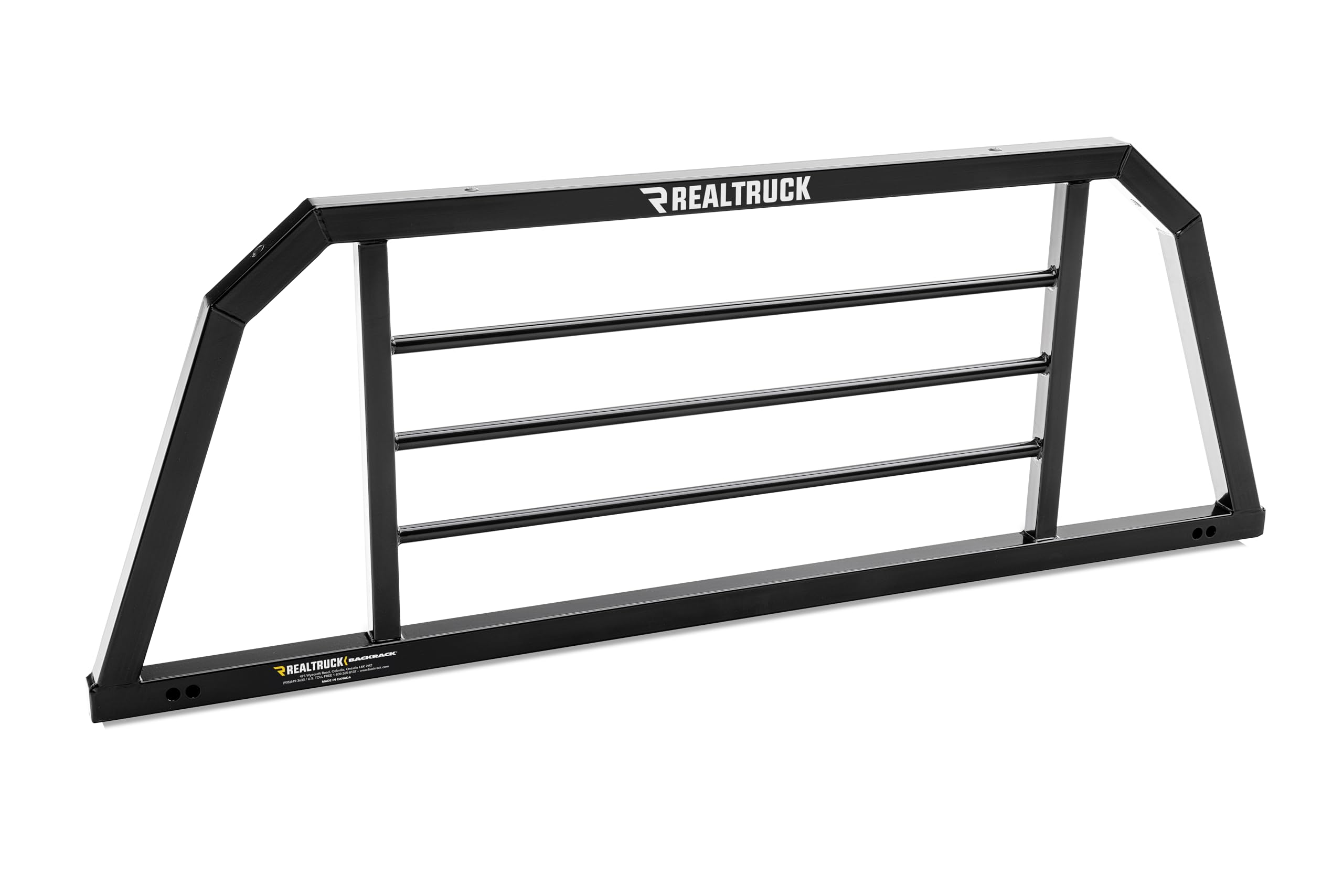 BACKRACK RealTruck SRX Rack Non-Lighted Frame | Black, No Drill | SRX800 | Fits 2020-2025 Chevrolet/GMC Silverado/Sierra 2500/3500 HD; 2004-2025 Nissan Titan; 2000-2007 Toyota Tundra & Others